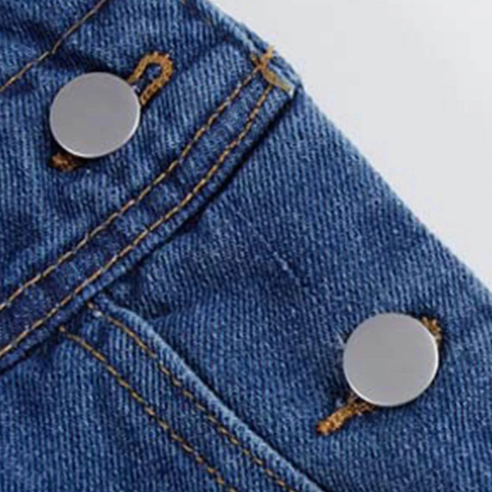Peto recto de pierna ancha con babero ajustable para mujer