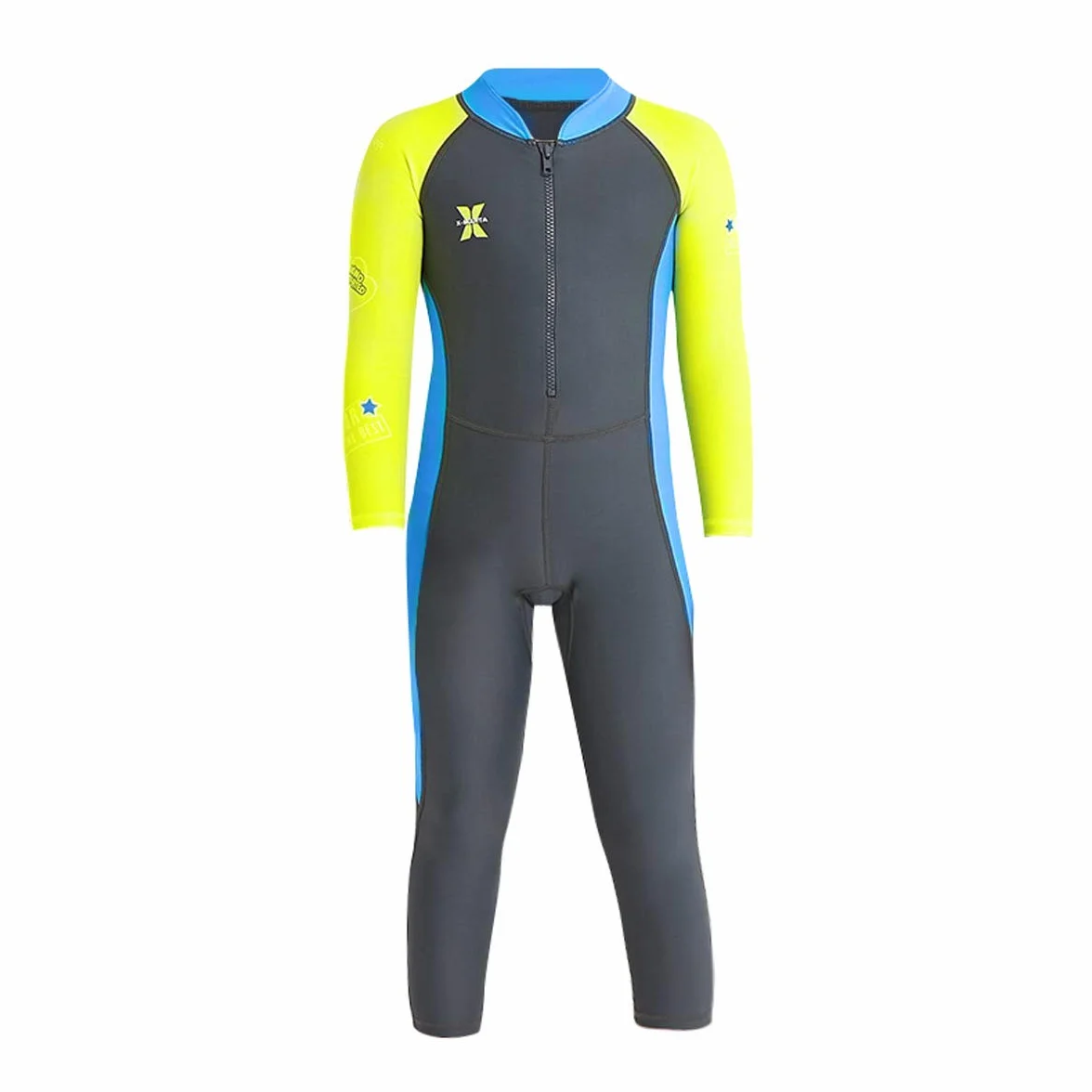 Traje de Buceo Neopreno Cálido Manga Larga UV UPF 50+ Protección Solar Secado Rápido para Niños