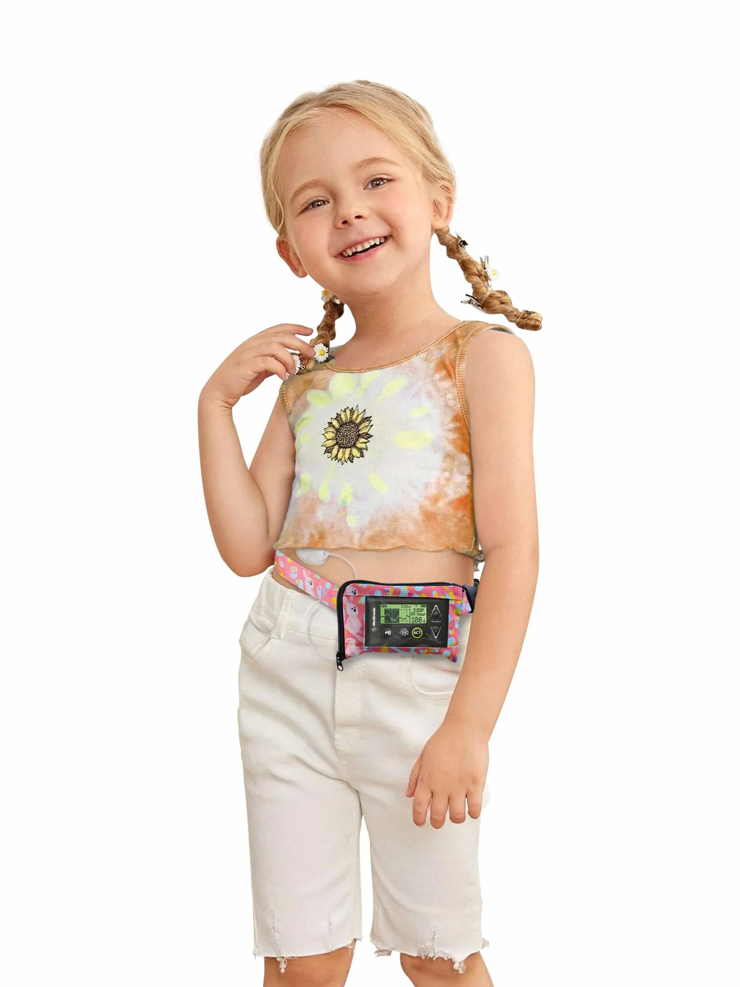 Cinturón para bomba de insulina infantil Dia-Children Pump Belt Ajustable 51-85 cm Compatible MiniMed Tandem t:slim YpsoPump