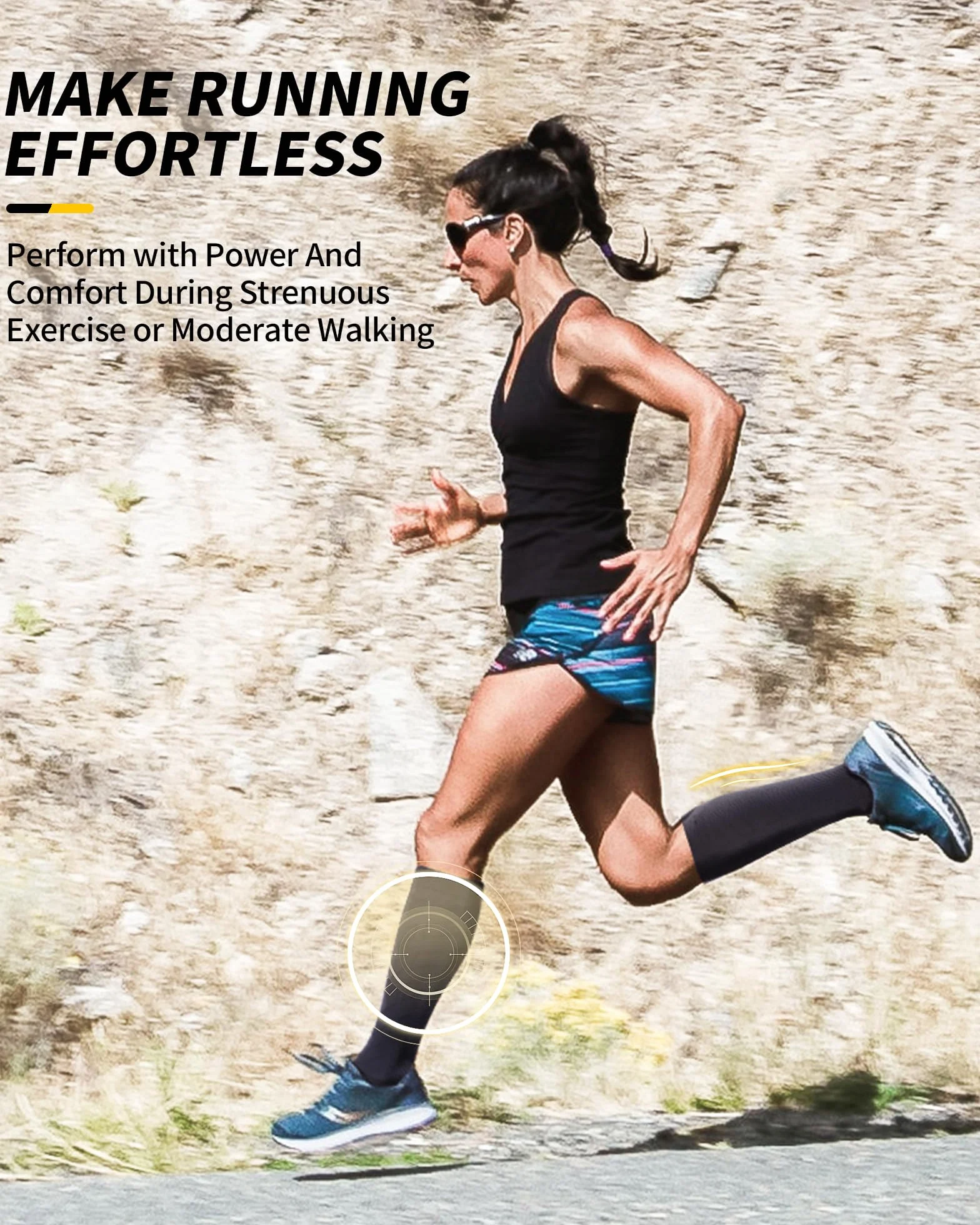 CAMBIVO Medias de Compresión 20-30mmHg 3 Pares, Calcetines Compresion para Varices, Deporte, Running
