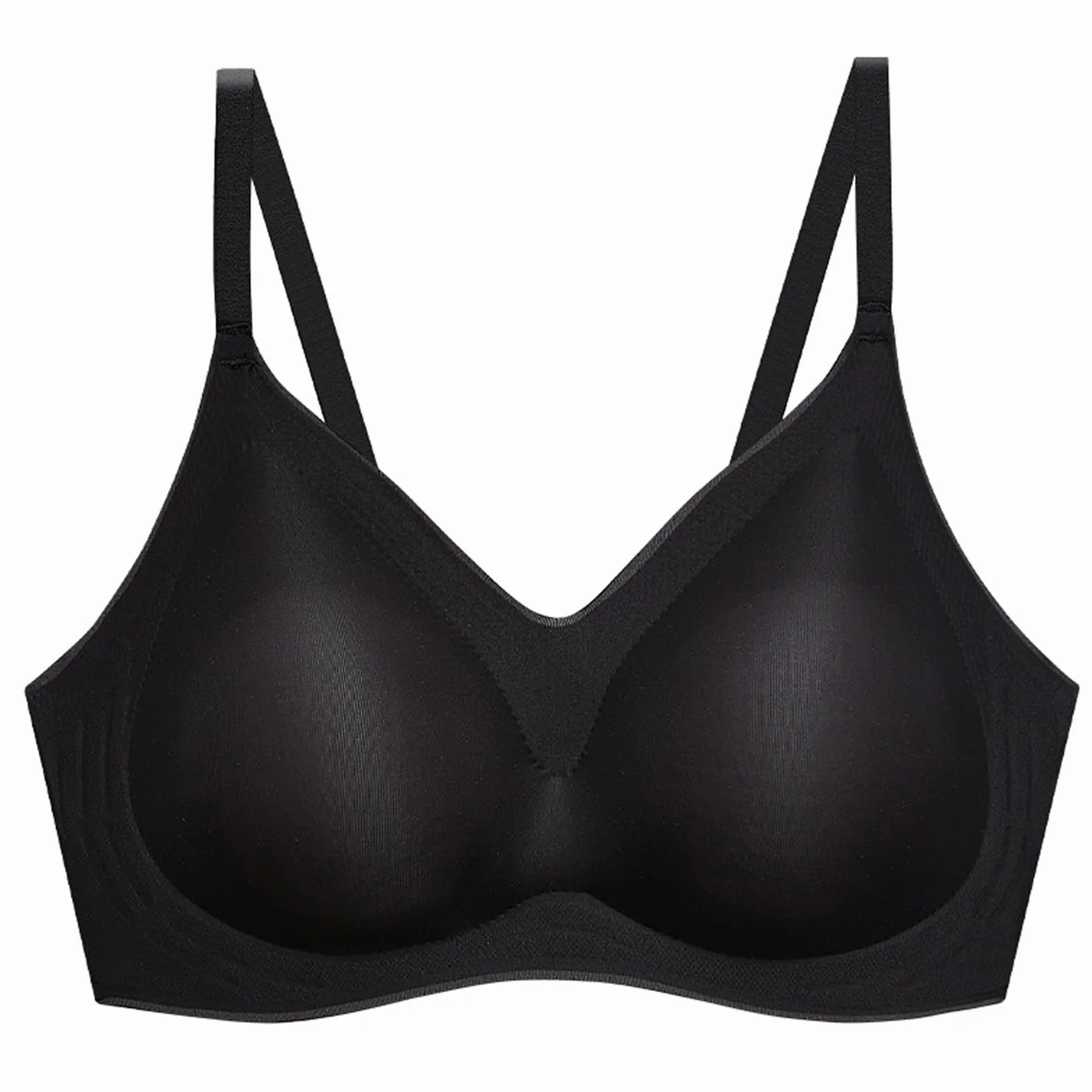 Cool Jelly Sujetador Antiarrugas Escote Push up para Mujer Seda de Hielo sin Costuras