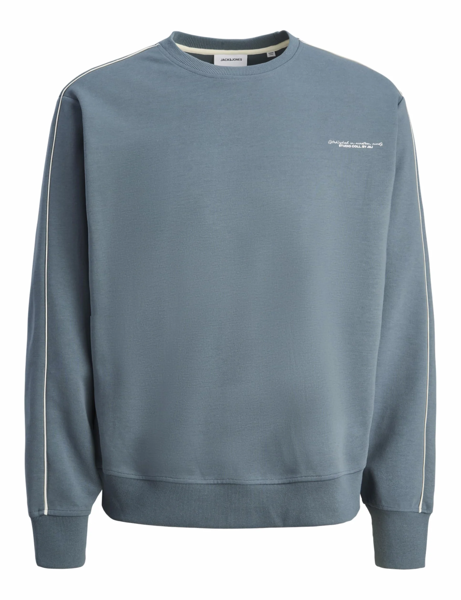 JACK & JONES Sweat Crew Neck Jjrikkie Piping Sudadera Hombre