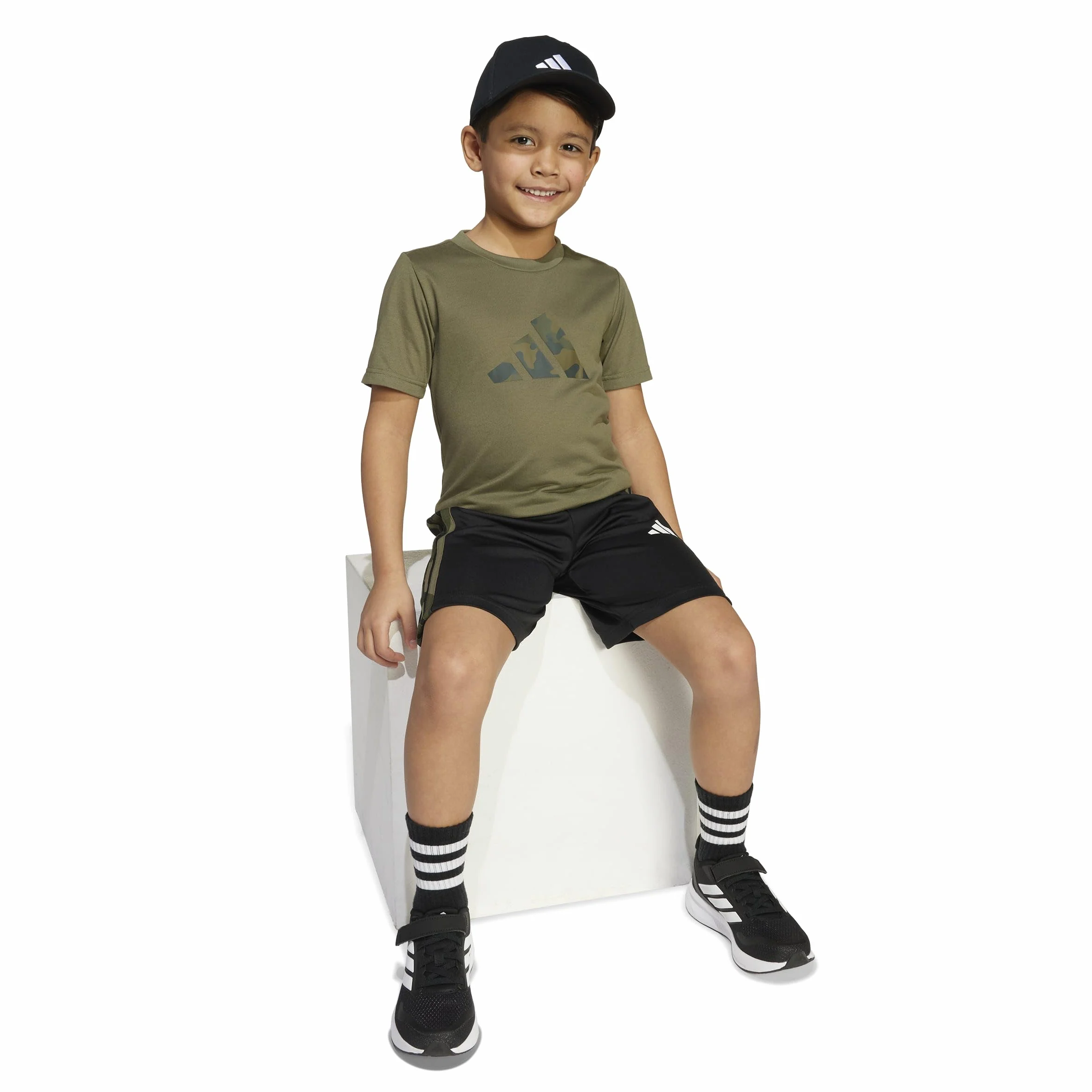 adidas Train Essentials Camo Print Set Pantalón deportivo para jóvenes y bebés Unisex niños