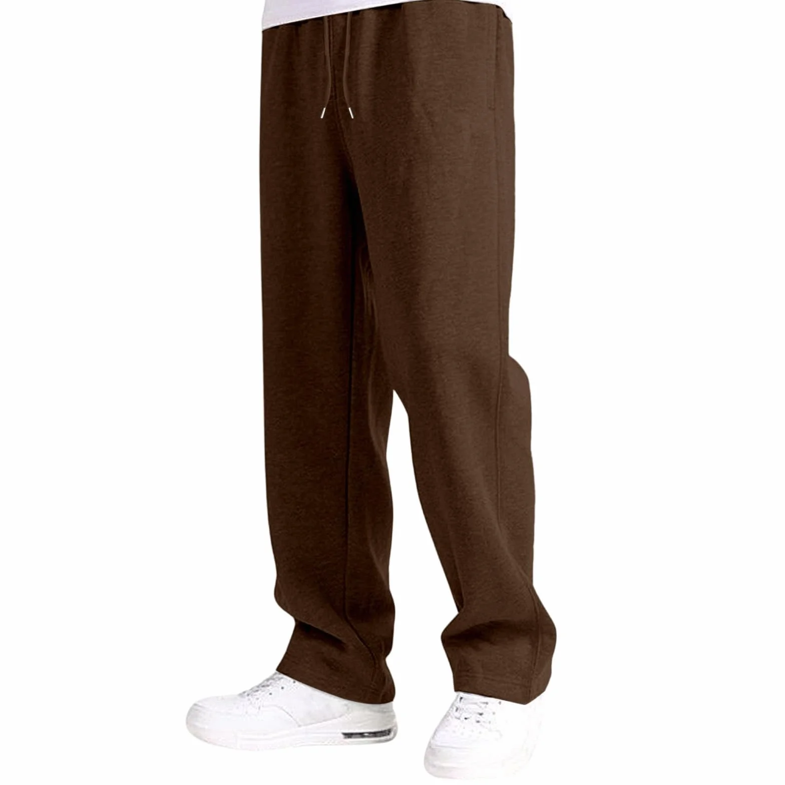 Pantalones de chándal para niños, cintura elástica, pierna ancha, ajuste holgado