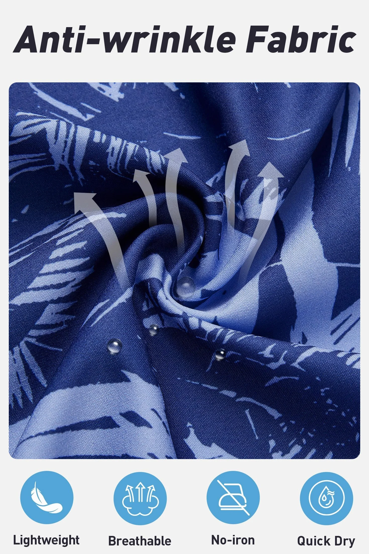 Enlision Bañador Hombre Natación Secado Rápido Bañadores Piscina Verano Estampado Bermudas Traje de Baño con Forro de Malla S-3XL