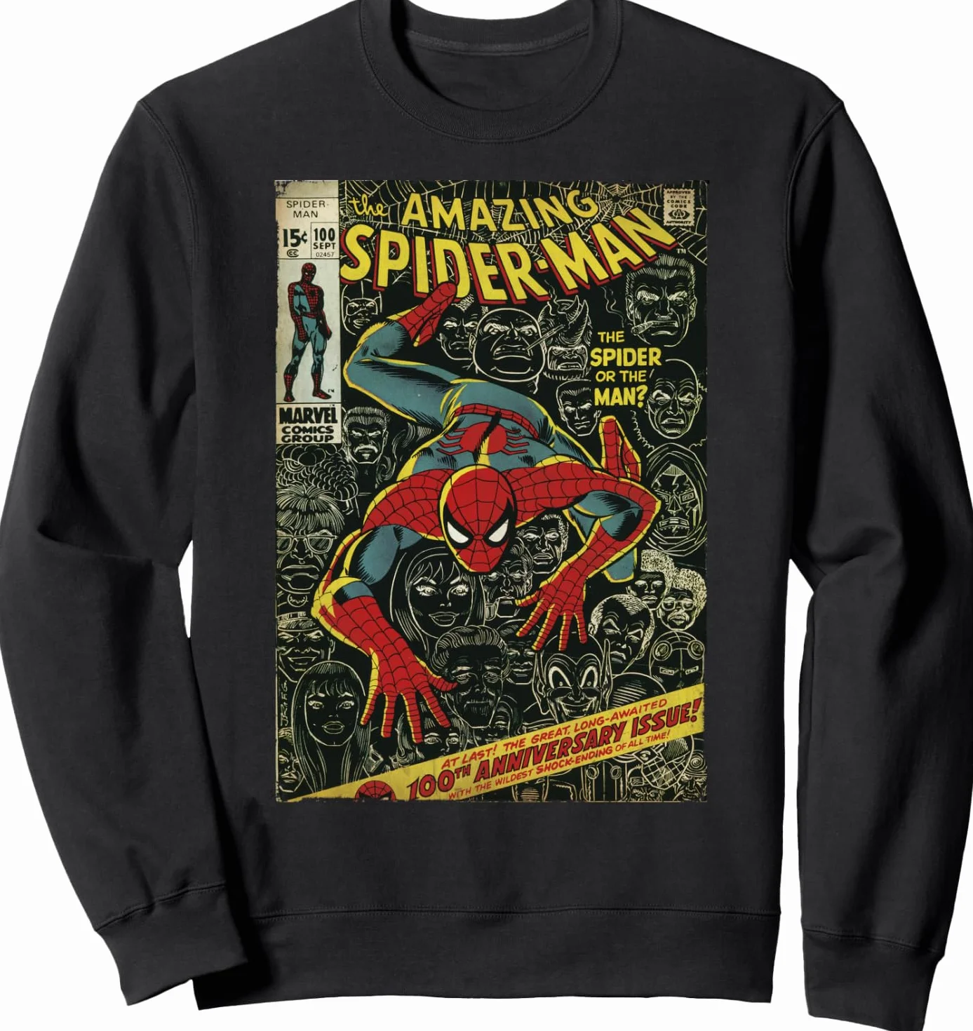 Sudadera Marvel Spider-Man Comic Book Anniversary