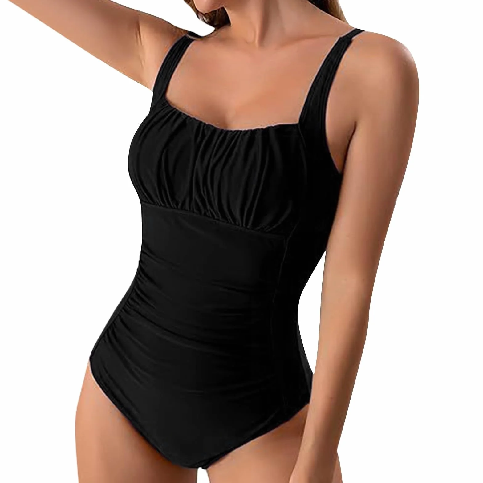 Genérico Bañadores Mujer Reductores Traje Una Pieza Estampados Multicolor Halter Bikini Conjunto Beachwear