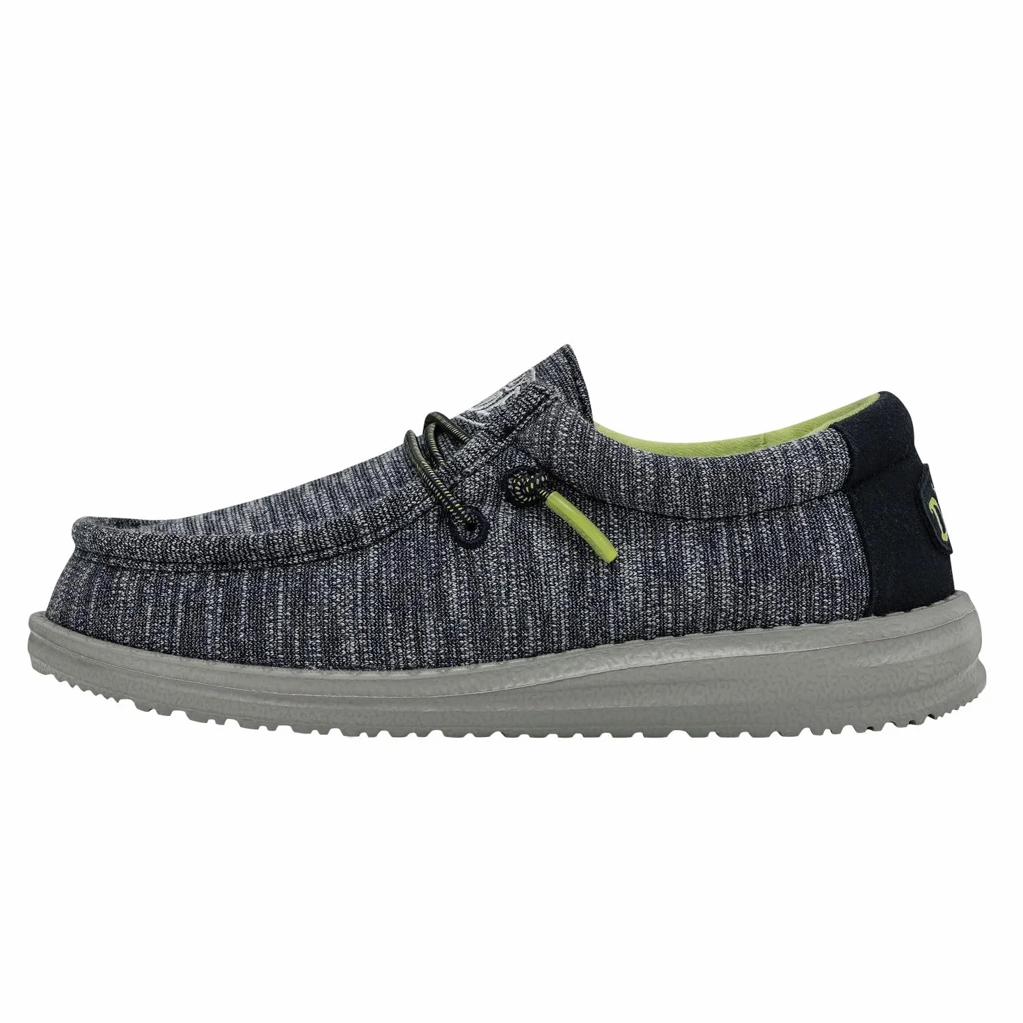 HEYDUDE Wally Youth Stretch Moc Toe Shoes