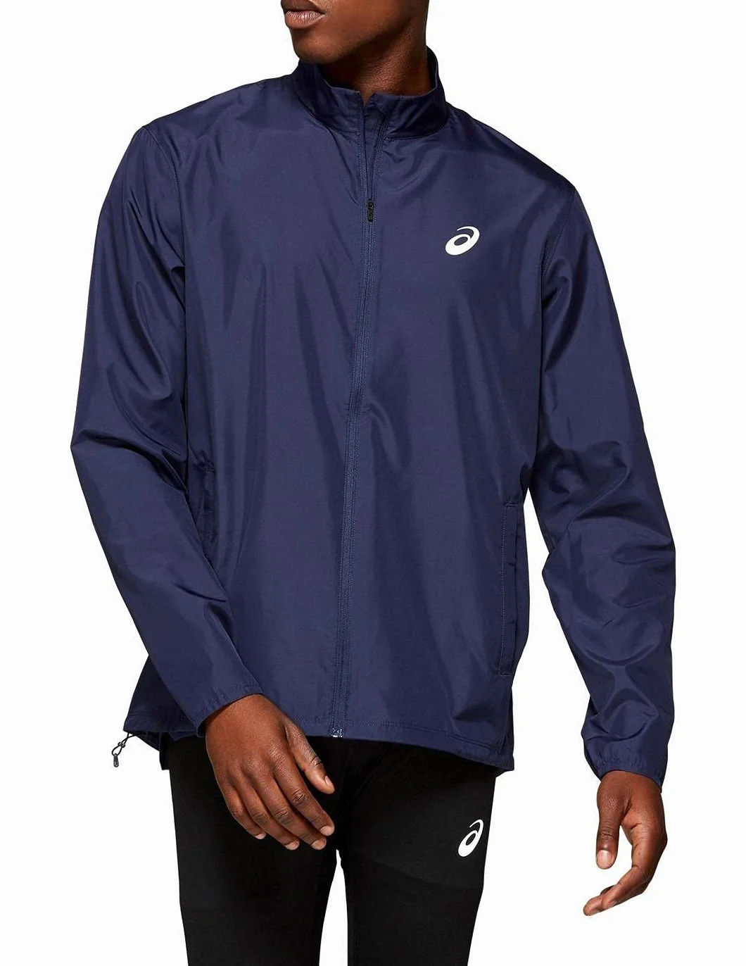 ASICS Chaqueta plateada para hombre