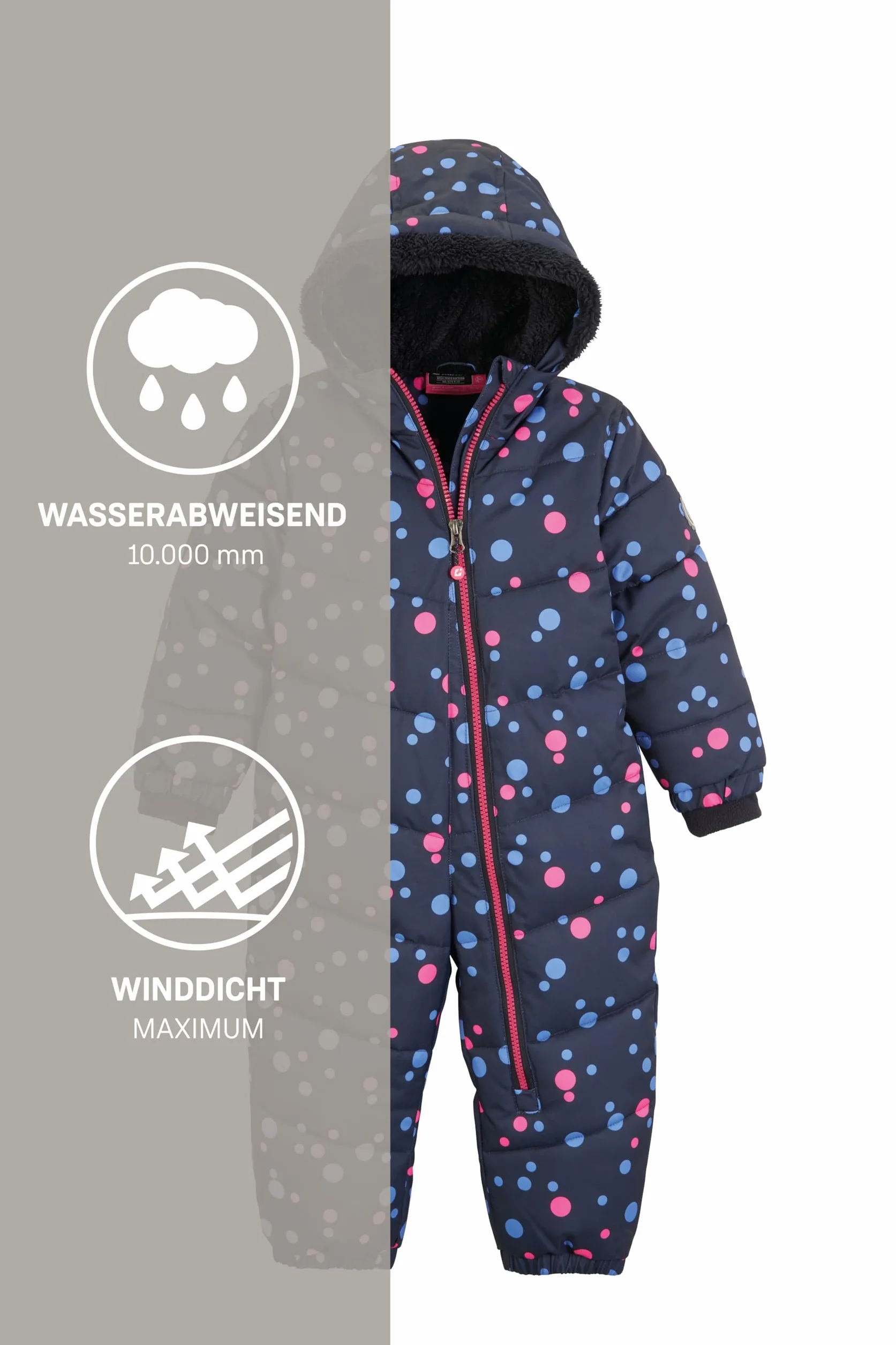 Killtec Karter Mini Niños Chaqueta de Plumón con Capucha