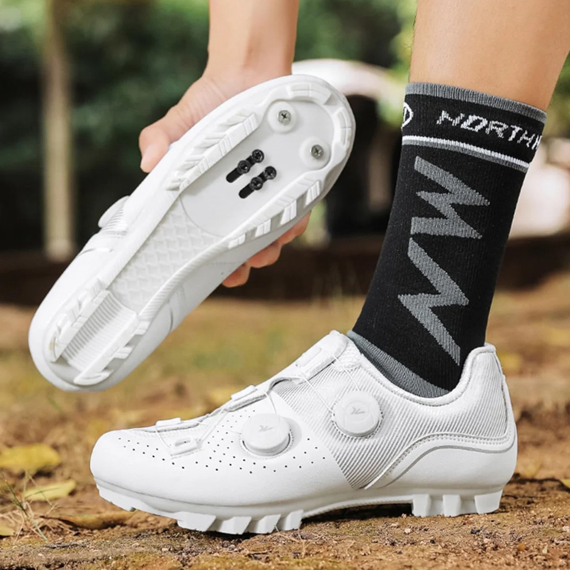 Zapatilla de Ciclismo MTB Hombre Mujer Zapatos Bicicleta Montaña SPD Lock System 37-47 EU