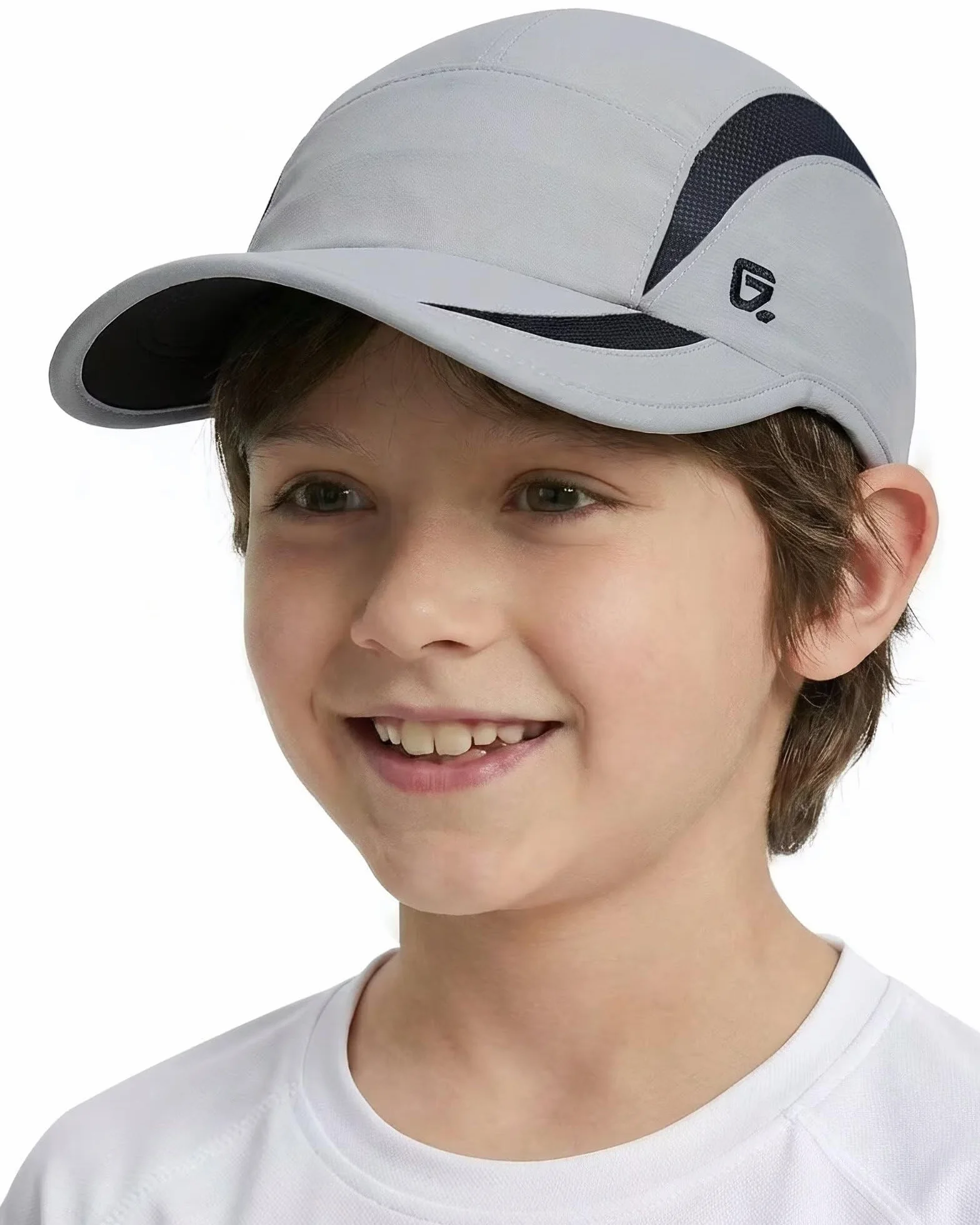 GADIEMKENSD Gorra Deportiva Infantil UPF 50+ Malla Transpirable Secado rápido Verano
