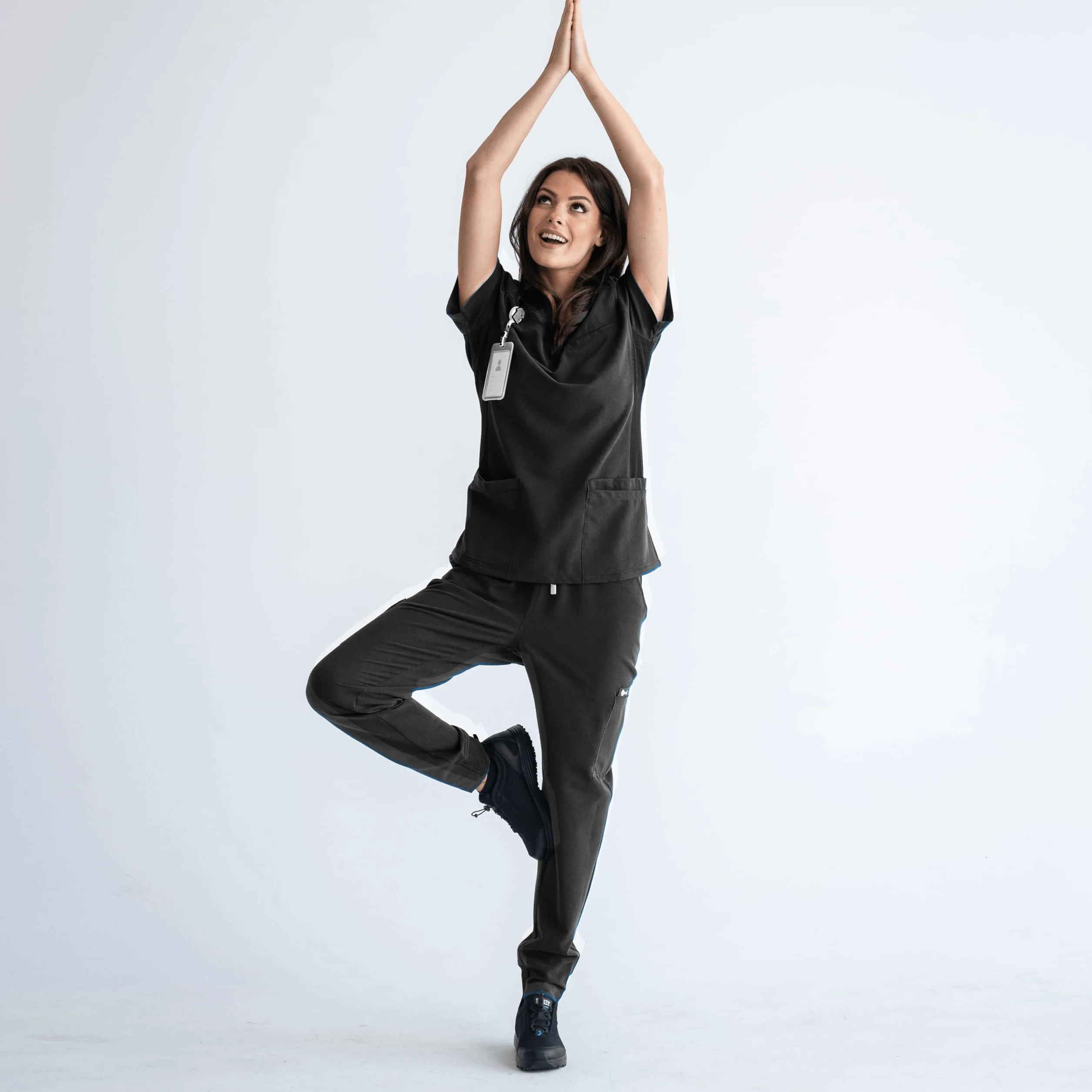 B-well Mauri Pantalón Sanitario Mujer Half-Jogger Uniformes Sanitarios con Elastano