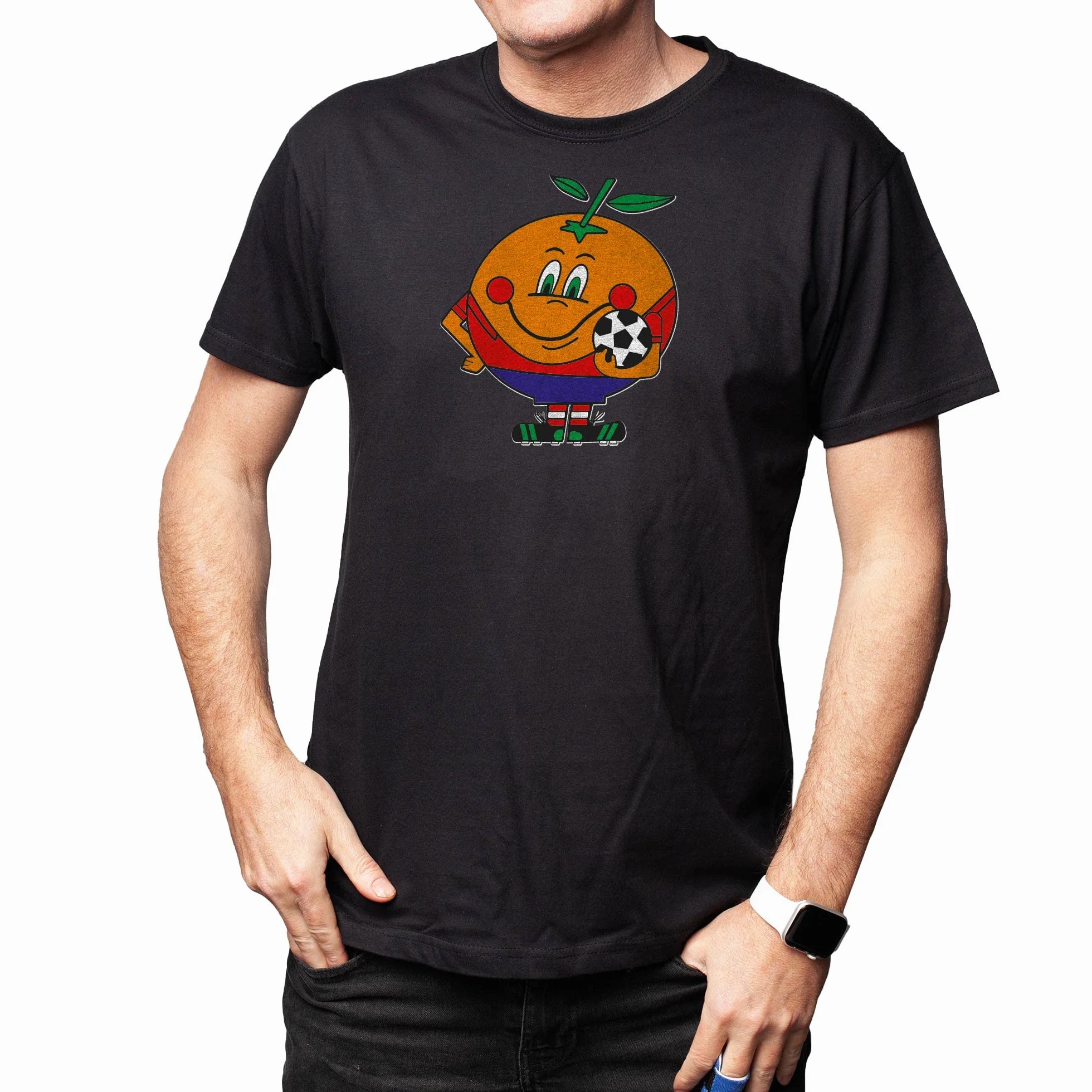 Camiseta Naranjito Retro 80's Adulto Niño EGB