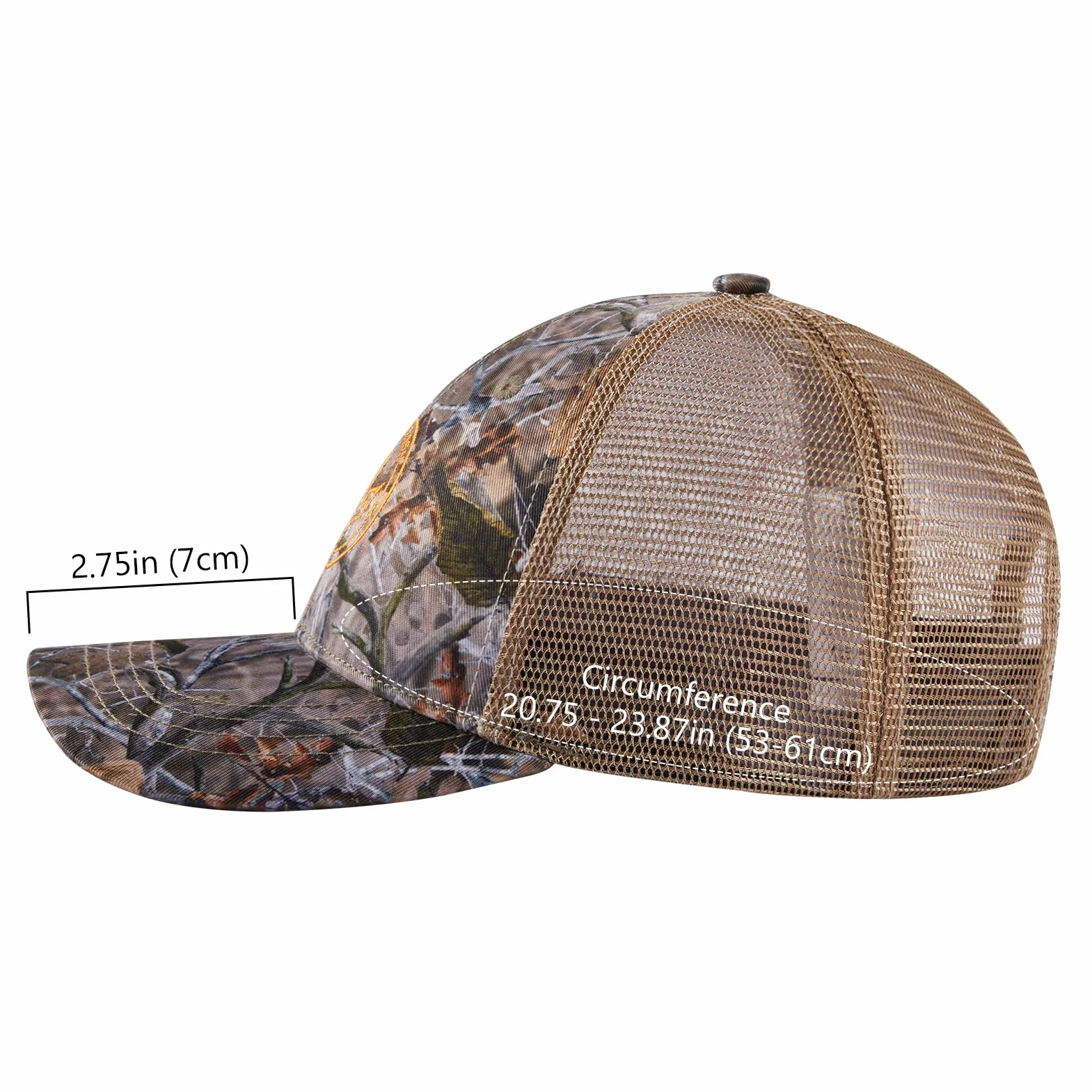 Bassdash Gorra de Malla de Béisbol Ajustable para Hombre y Mujer