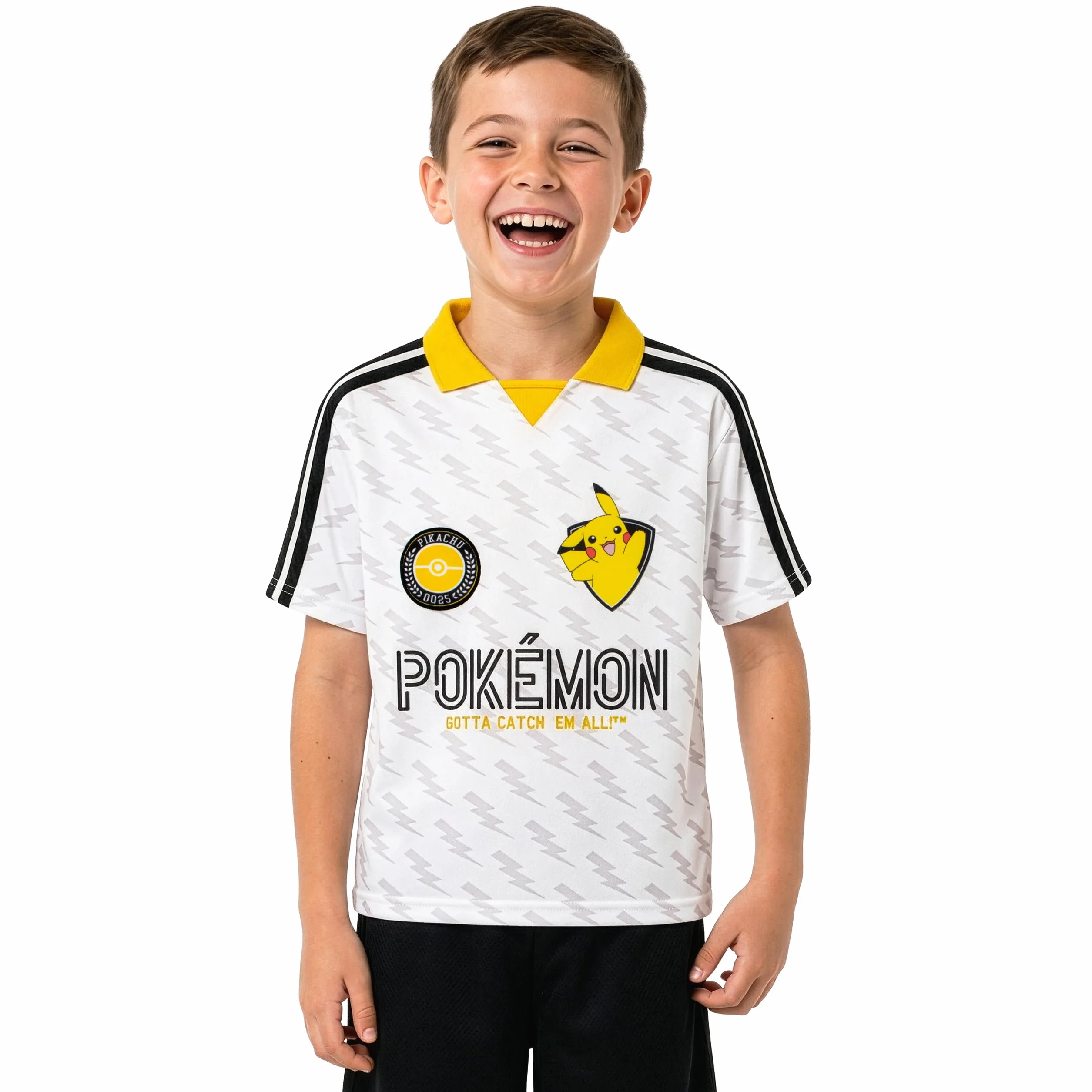 Pokémon Camiseta De Fútbol Oversize Niño Pikachu Jersey