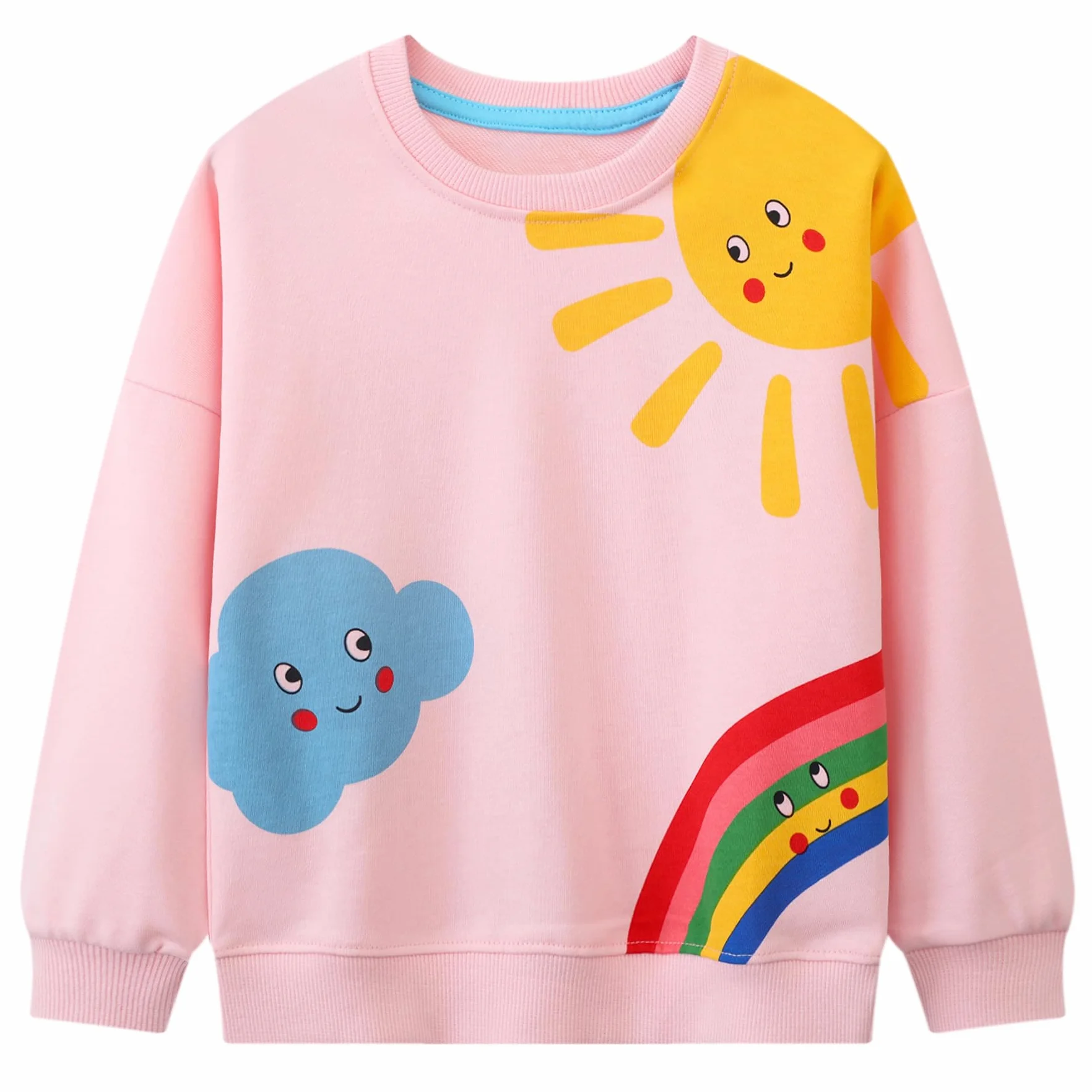 Sudaderas Niña Sweatshirt Manga Larga Algodón 2-7 Años