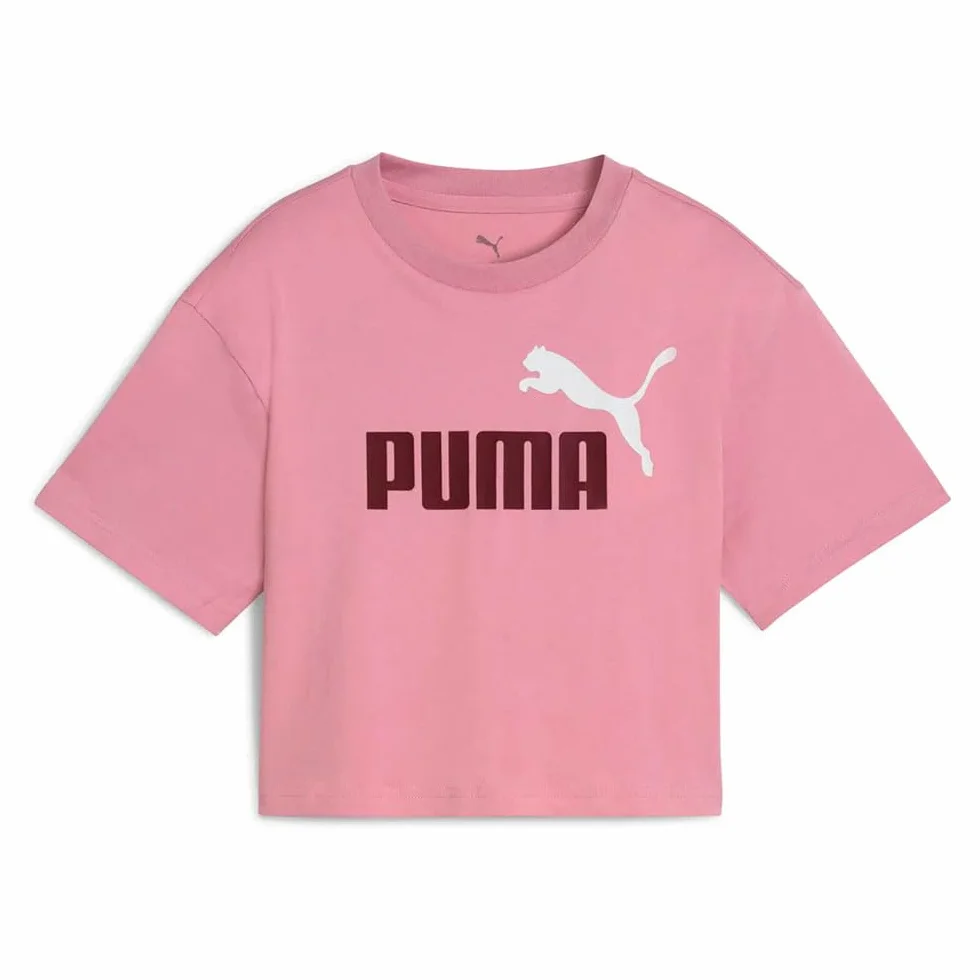 PUMA Camiseta Corta Essentials 2 Colour Logo Niño