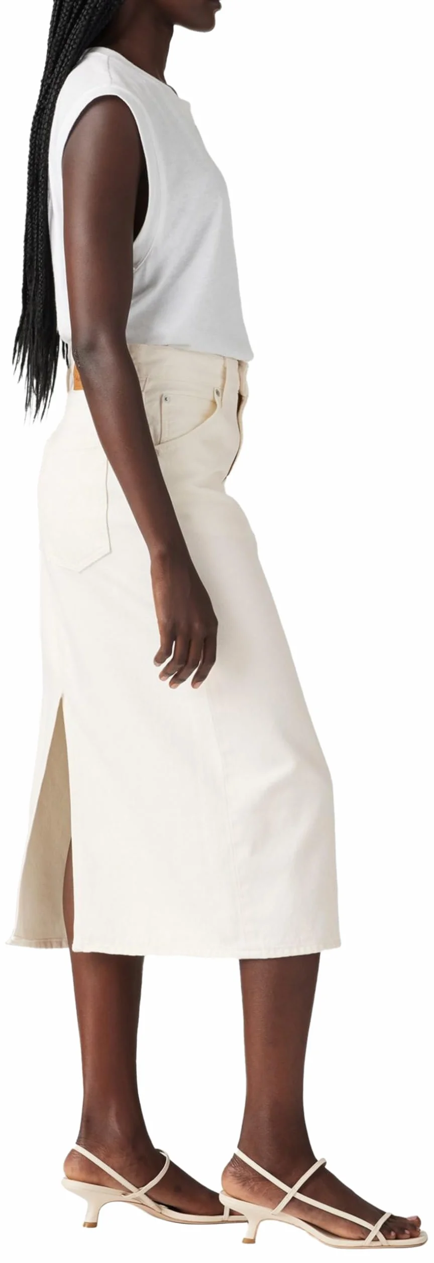 Levi's High Rise Back Slit Skirt Mujer