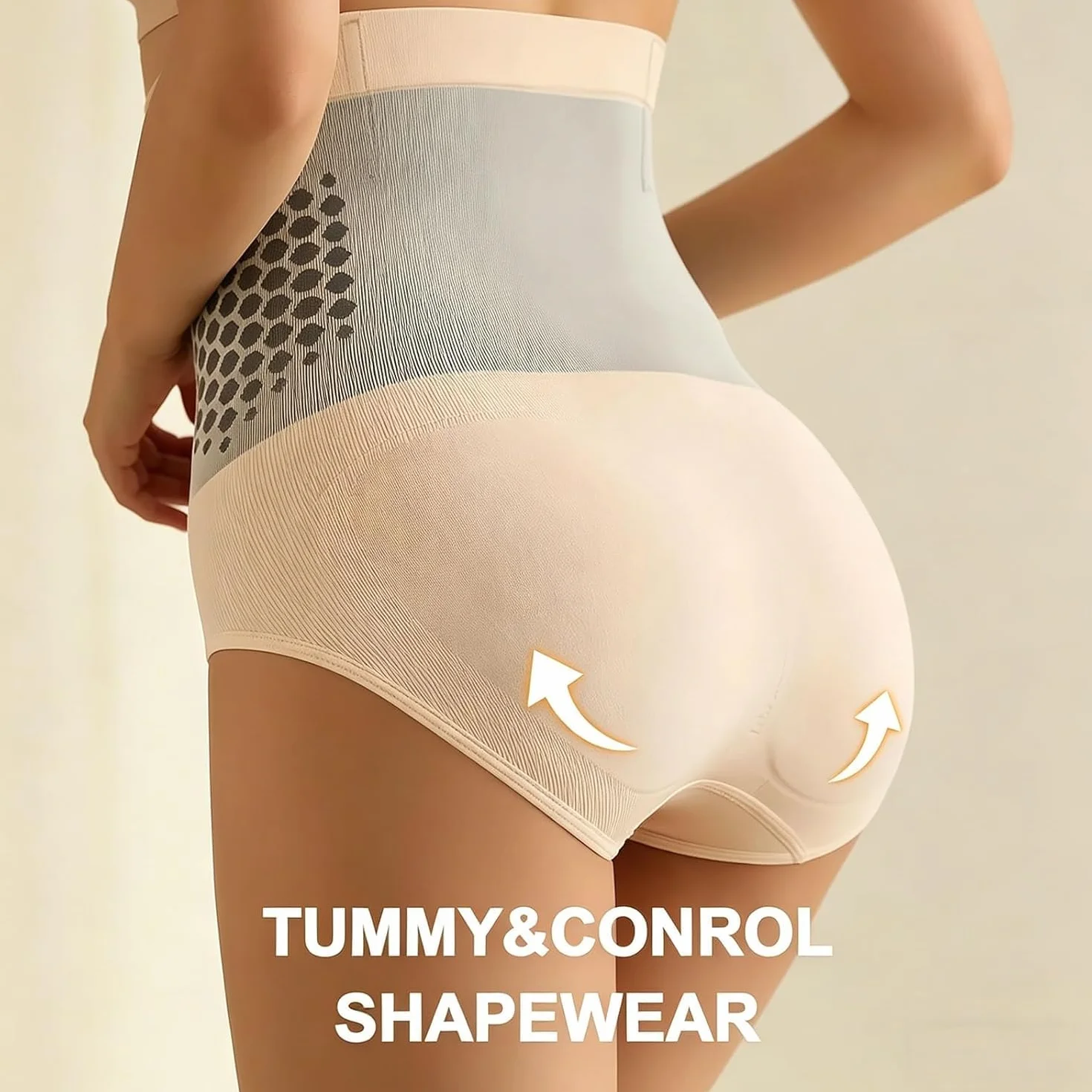 Pantalones Cortos Termogénicos Moldeadores Cintura Alta para Mujer Faja