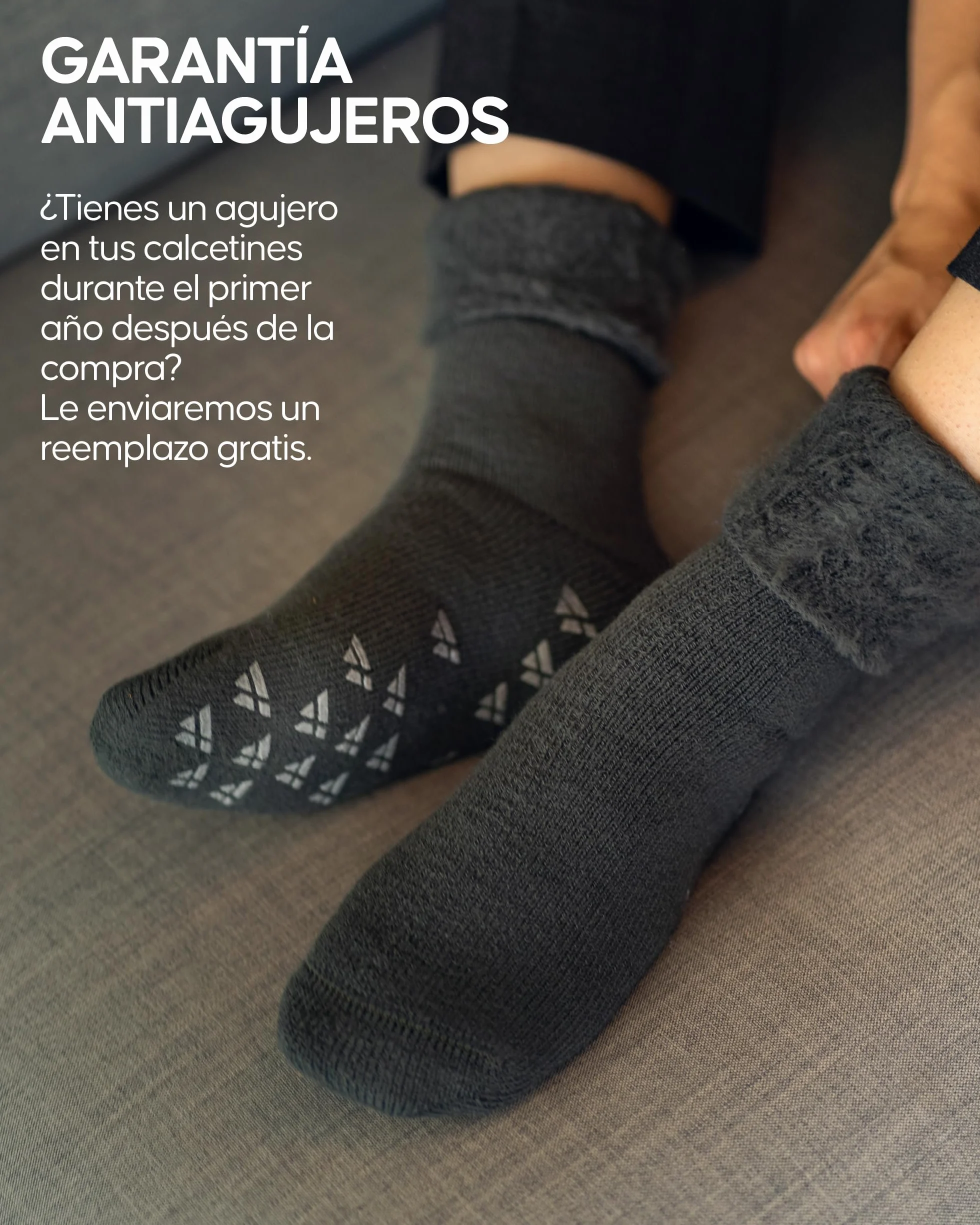 DANISH ENDURANCE Calcetines Térmicos Antideslizantes 2 Pack