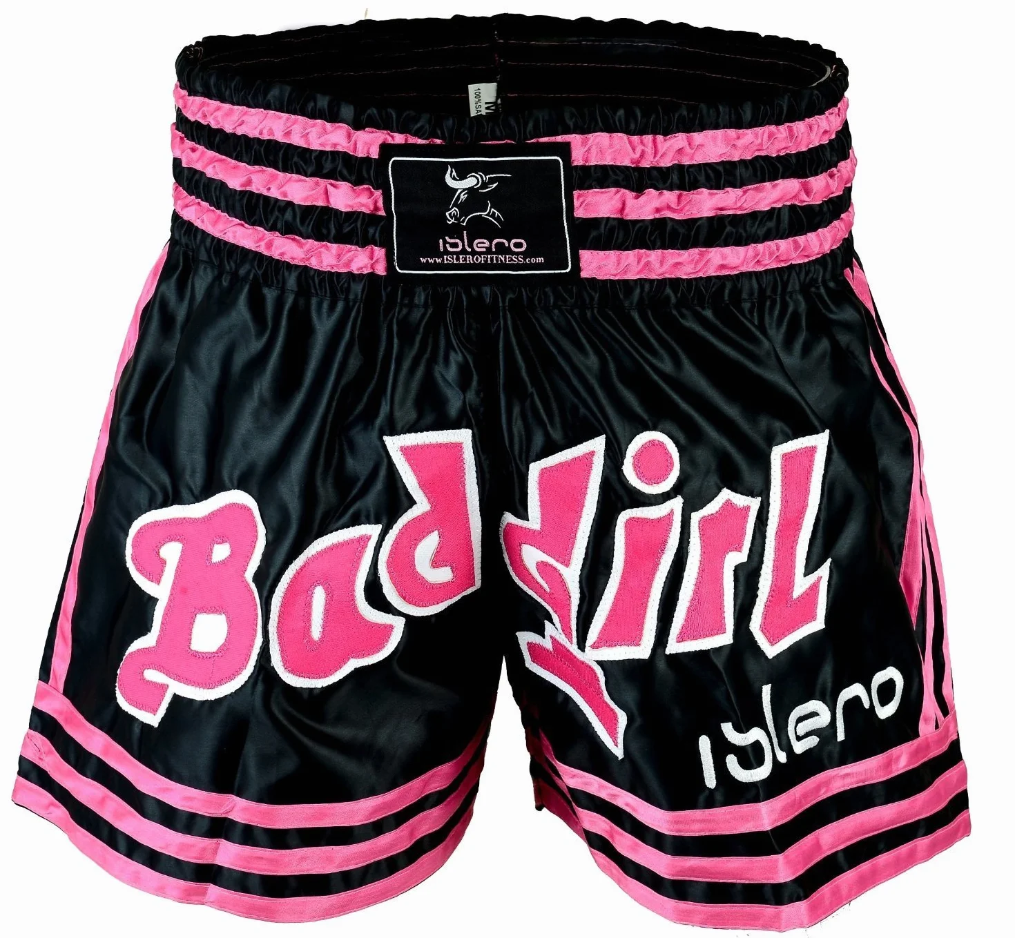 Islero Pantalones cortos de Muay Thai para niñas y mujeres MMA kick-boxing artes marciales