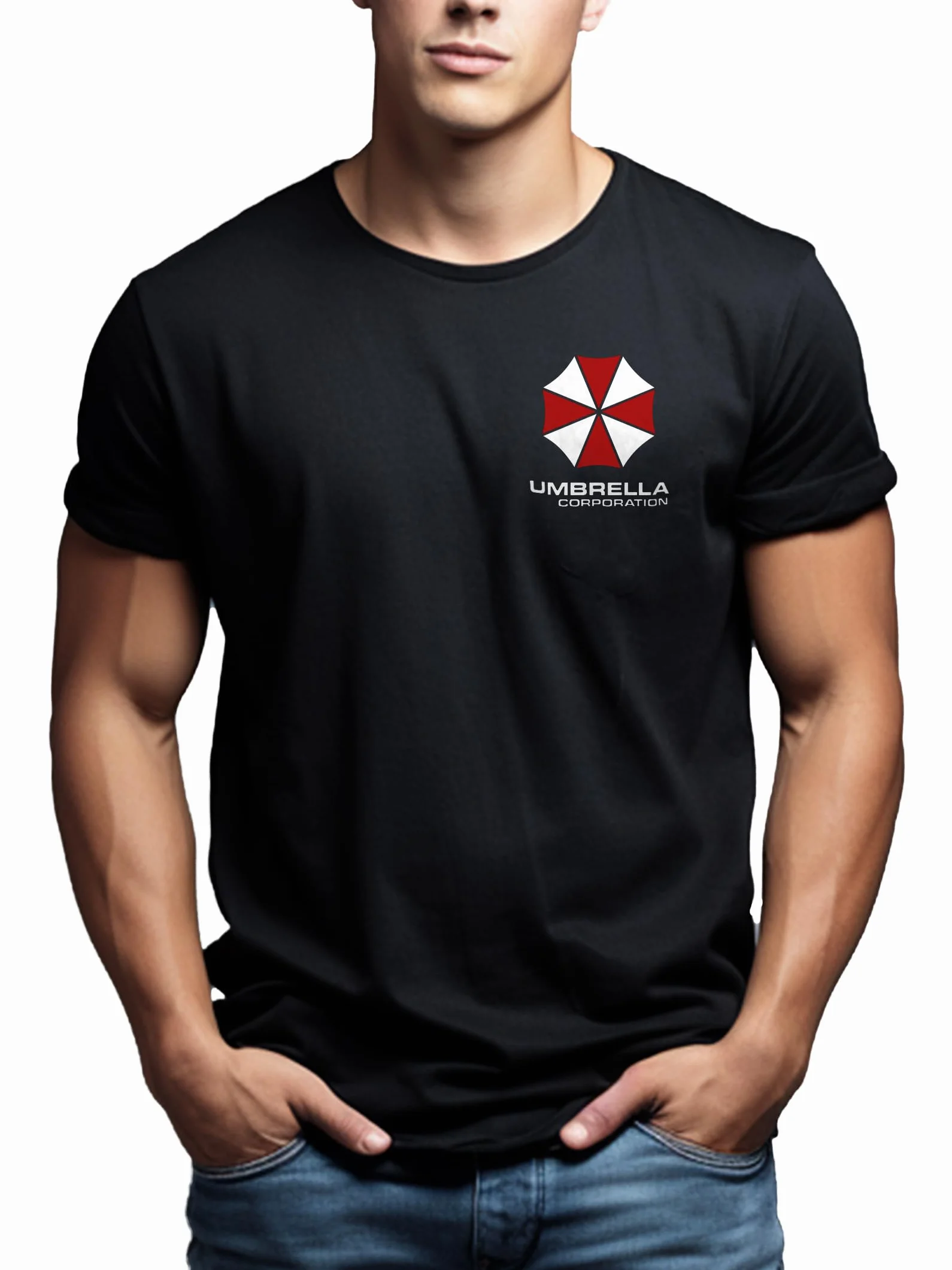 Camiseta Hombre Estampado Umbrella Corporation Logo T-Shirt Resident