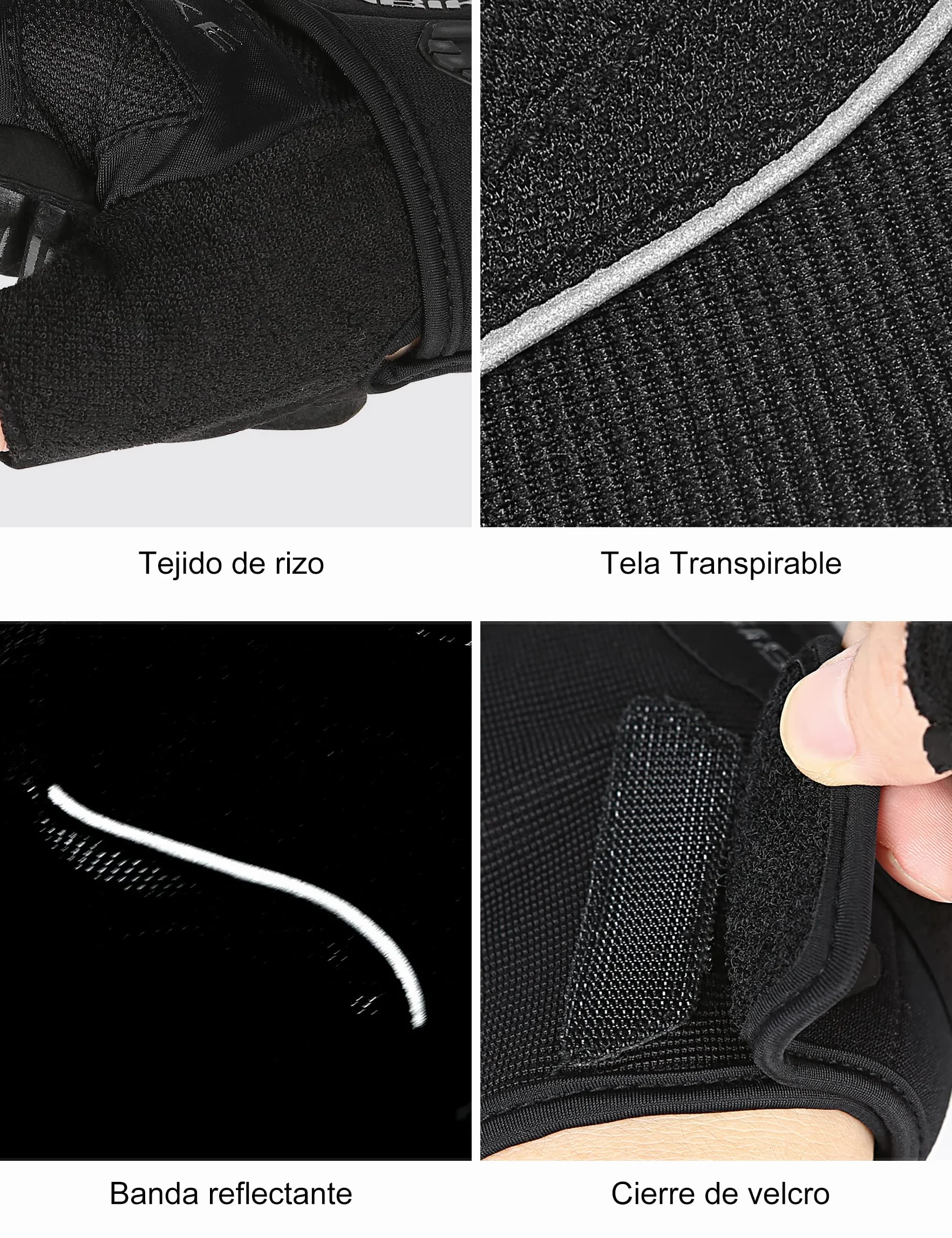 INBIKE Guantes MTB Hombre Bicicleta Ciclismo Verano
