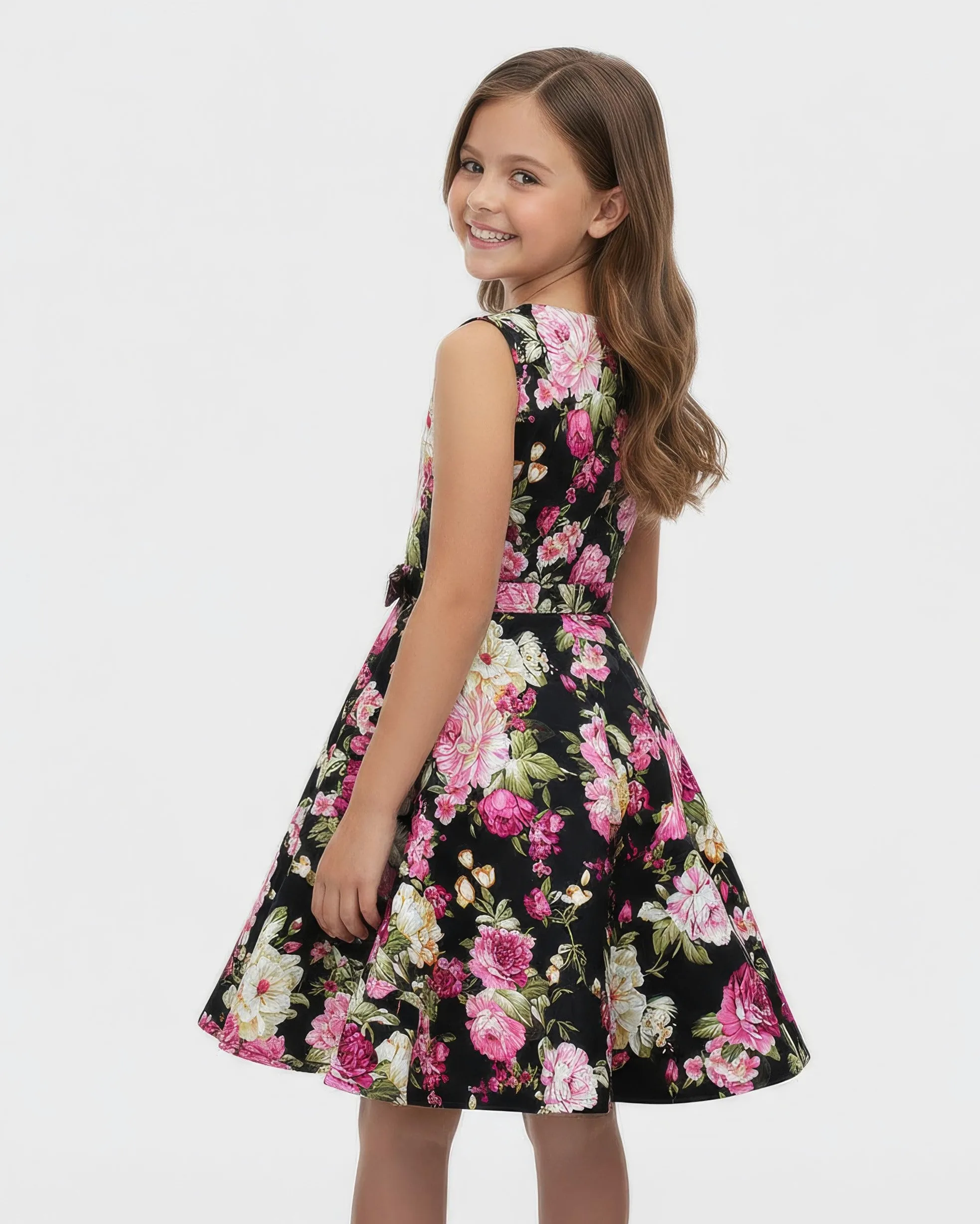 BlackButterfly Niñas 'Audrey' Vestido Vintage Años 50 Divinity