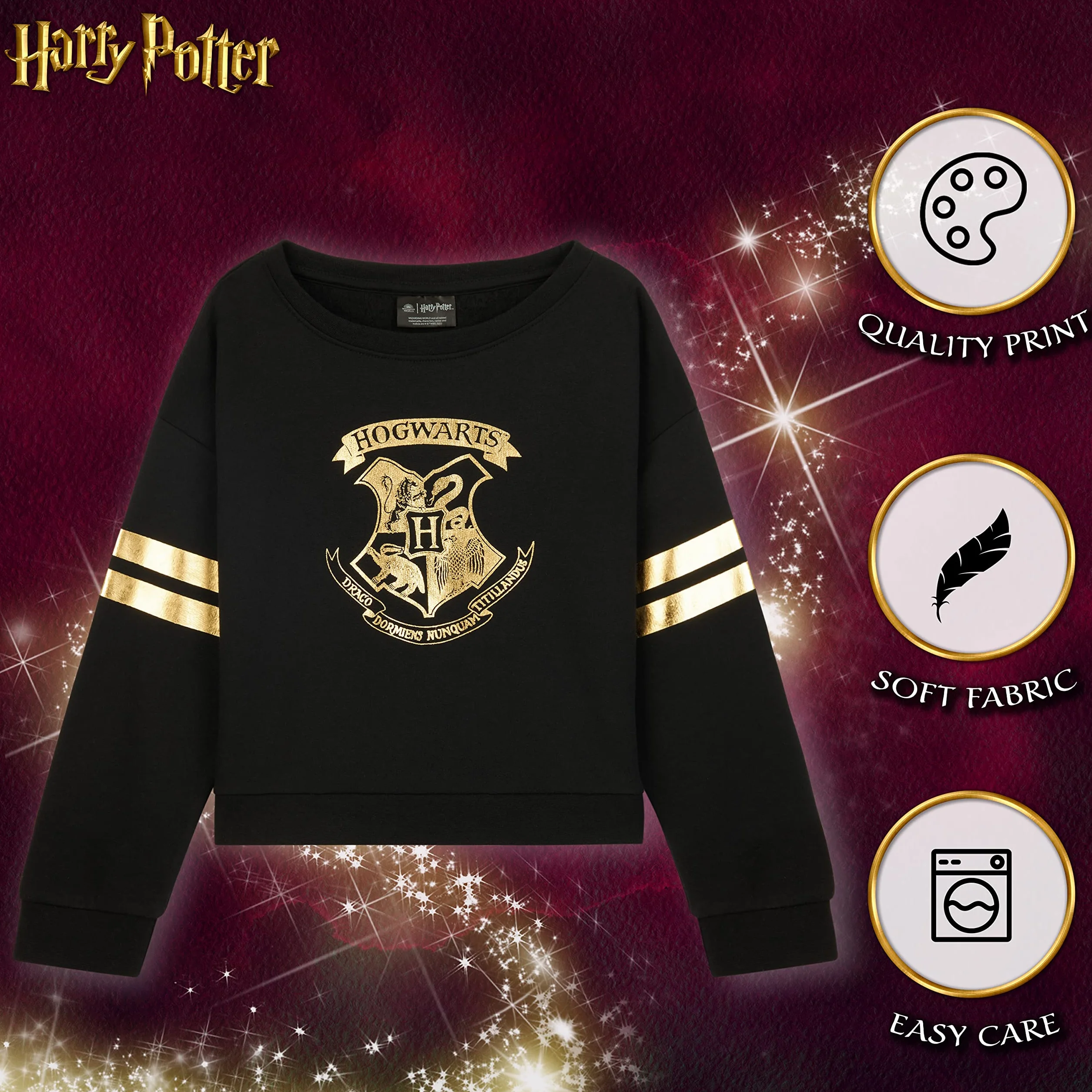 Sudadera Harry Potter Cuello Redondo Niña Regalos