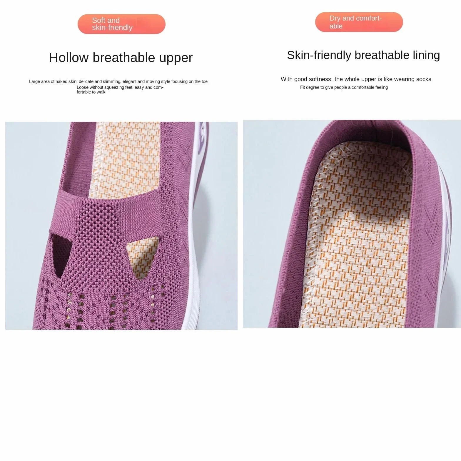 Zapatos ortopédicos para Mujer Transpirables Suela Suave para Caminar