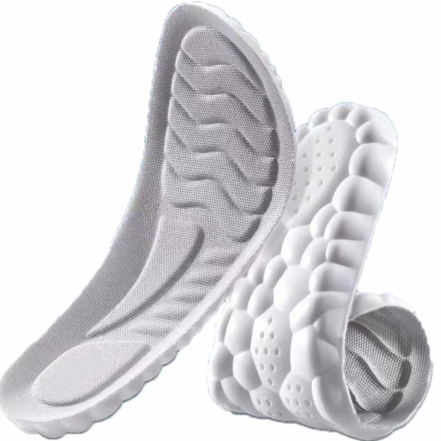 Plantillas Memory Foam Mujer Hombre Comodidad Zapato Amortiguadoras Espuma Trabajo Transpirables Soporte Alivio Dolor Talón