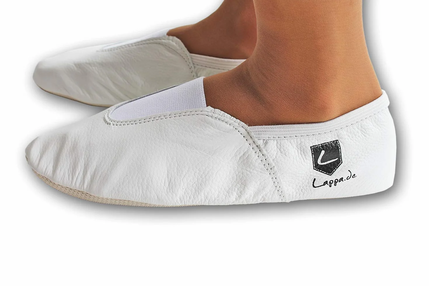 Mocasn Plano Lappade 246gg Gummisohle Weiß Unisex Adulto