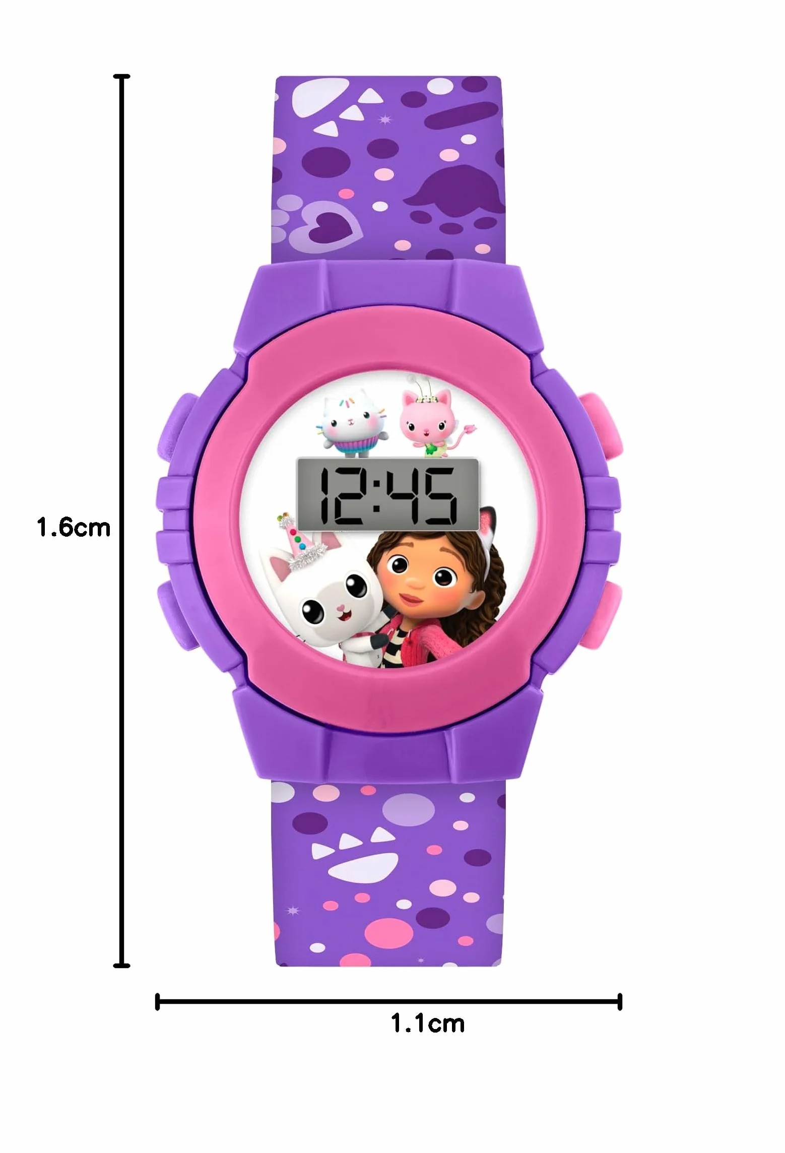 Disney Gabby's Dollhouse Digital Watch GAB4069 Purple