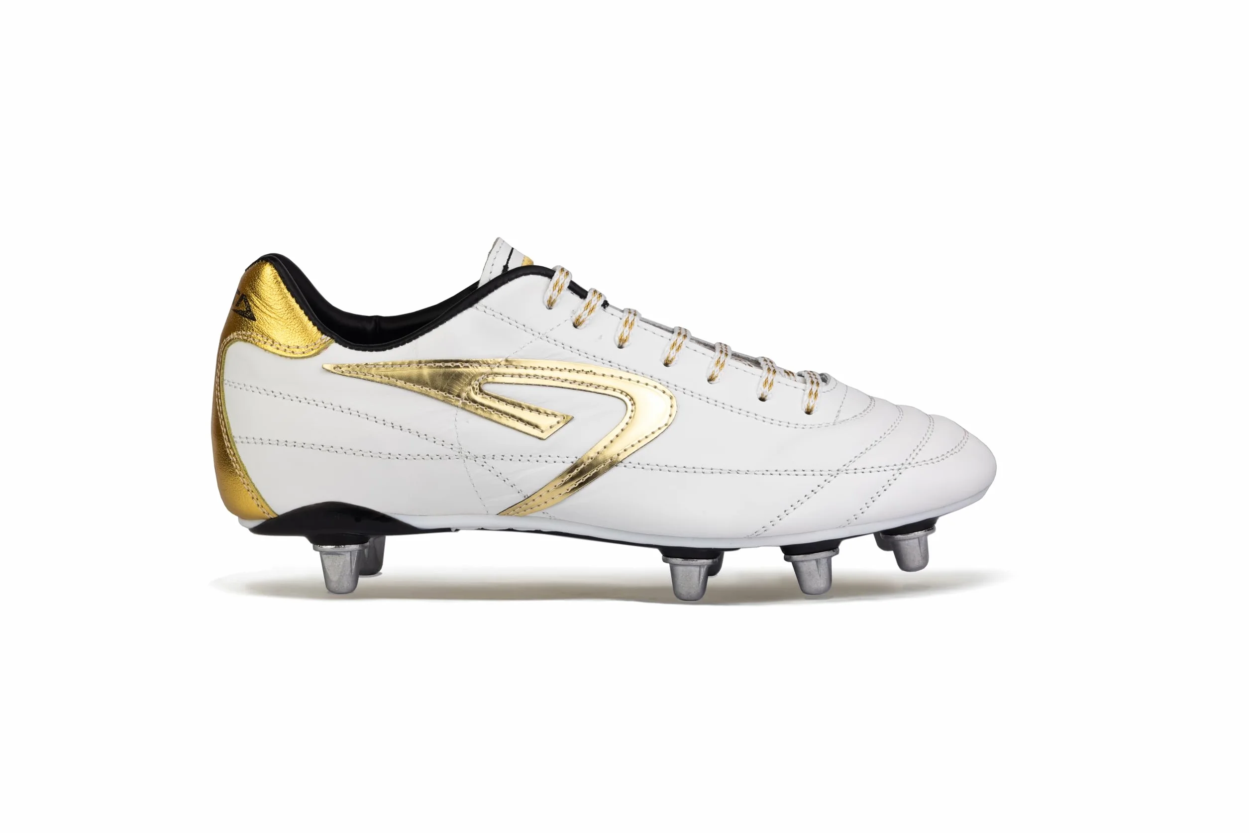 Scatto Rugby Blanco Botas de Piel de Canguro Natural Suela R200 42