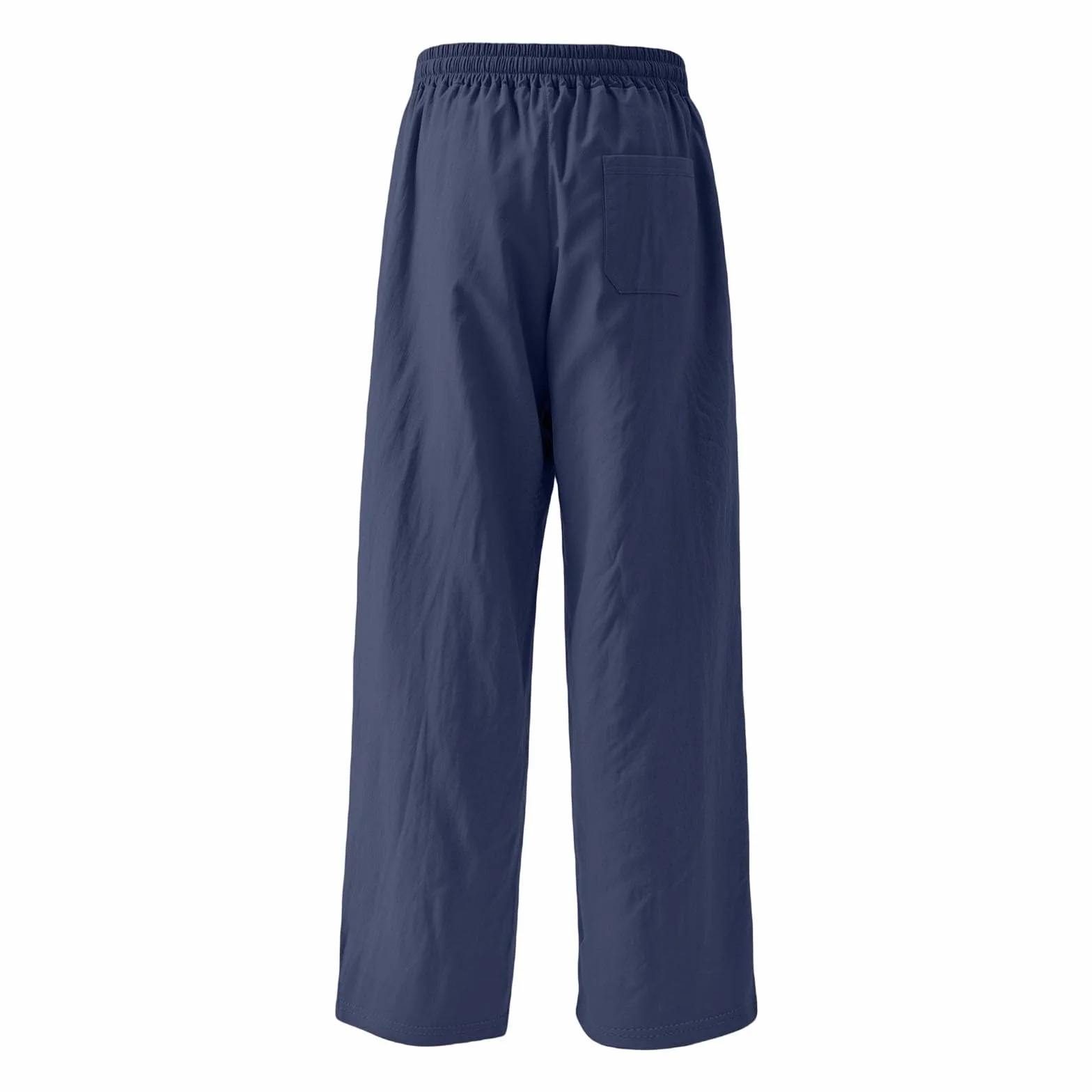 Pantalones de Verano Niña Casuales Largos Elásticos con Bolsillos Algodón y Lino Holgados Pierna Ancha para Adolescentes
