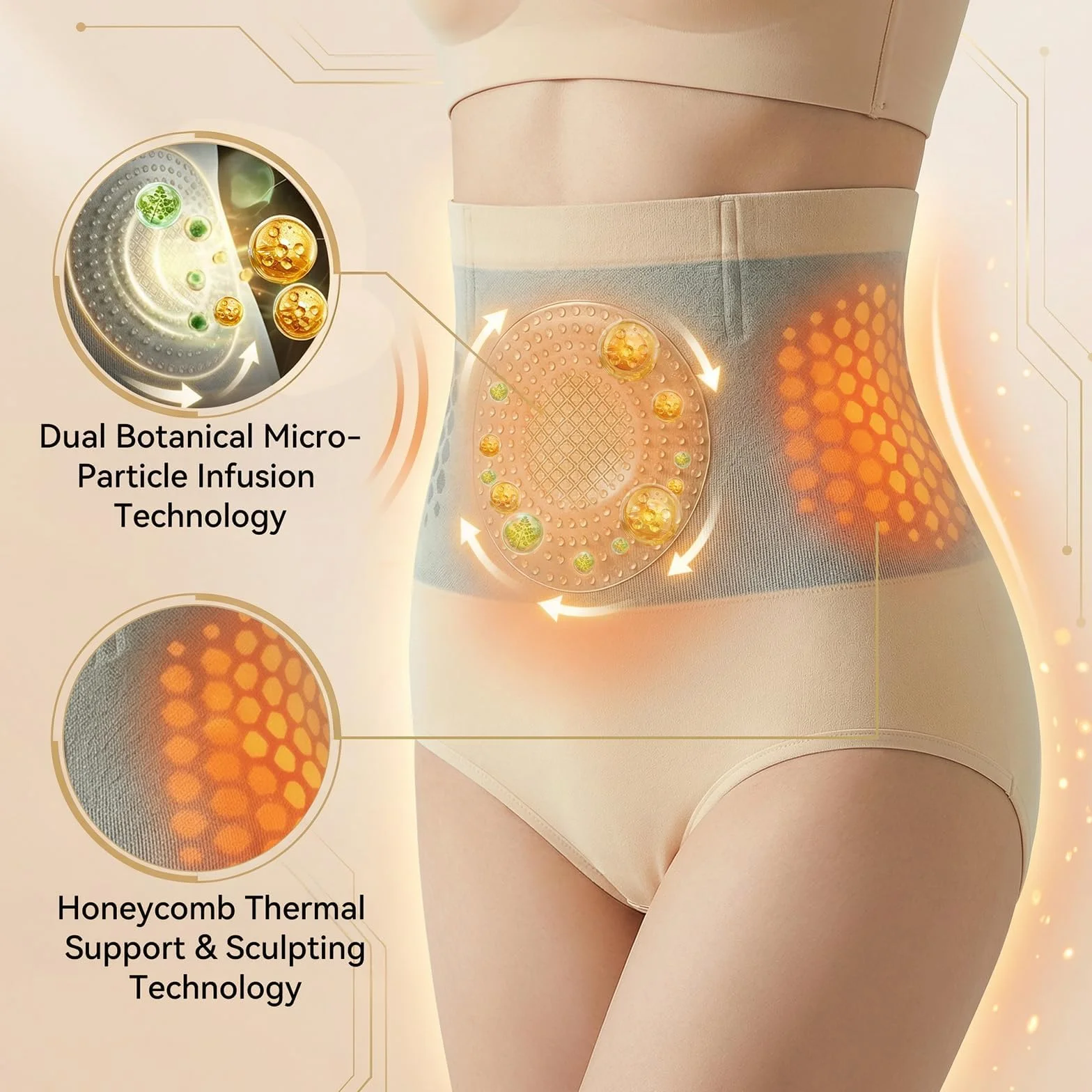 Pantalones Cortos Termogénicos Moldeadores de Cintura Alta para Mujer Yoga