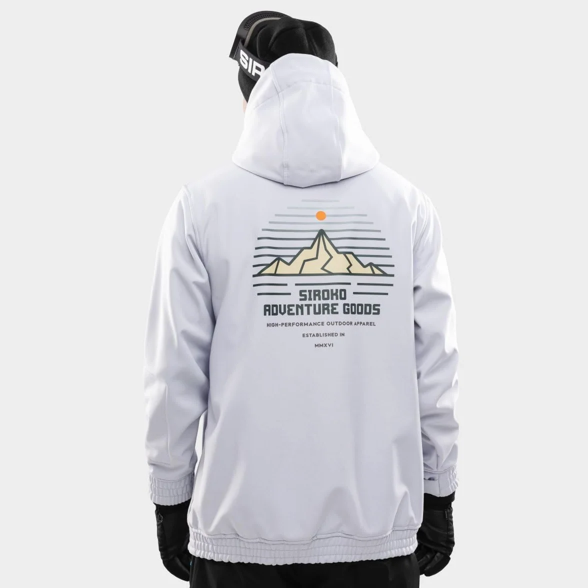 SIROKO Chaqueta para snowboard esquí hombre