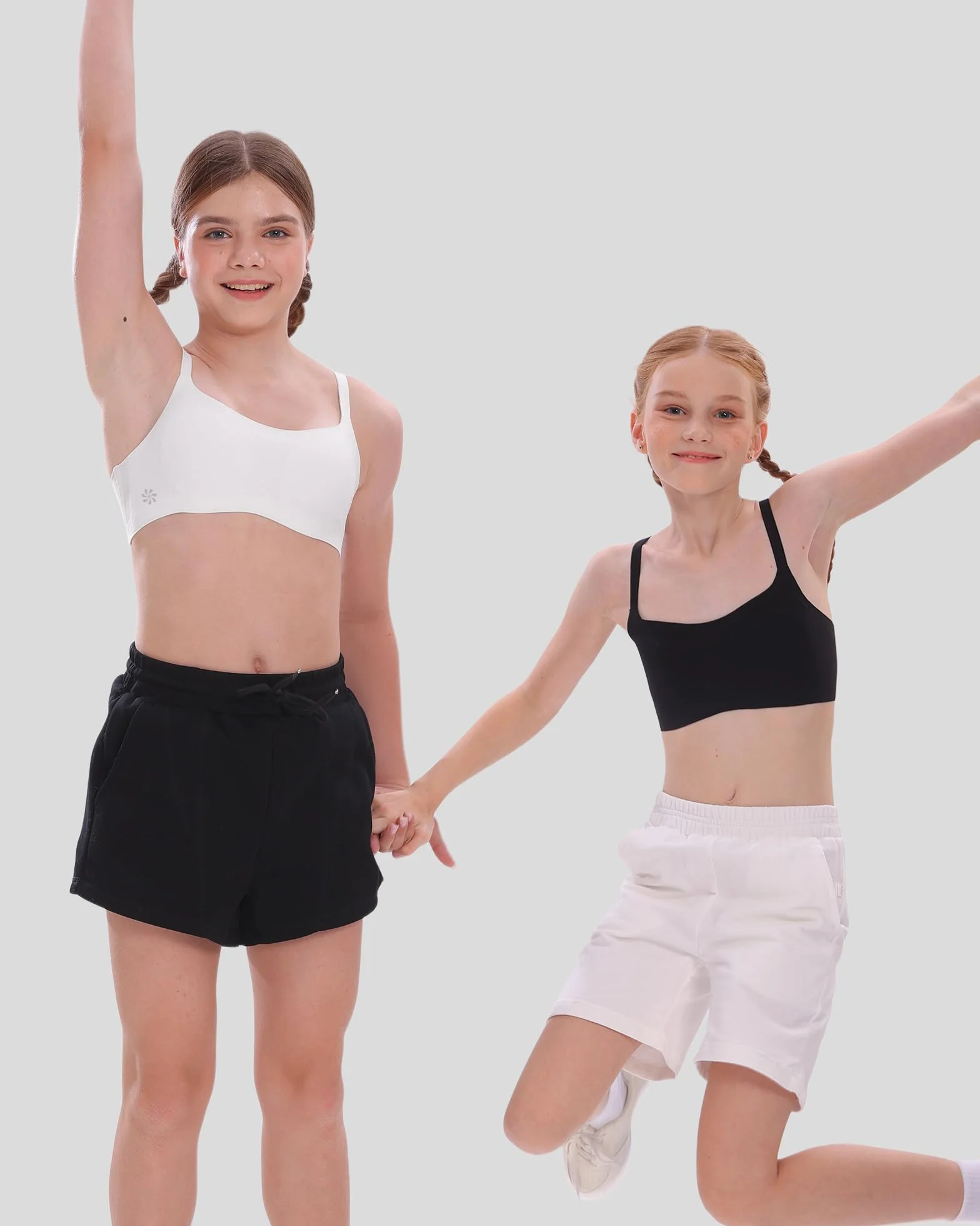SALIA Sujetador Deportivo Suave Extraíble Sin Costura Relleno Fijo para Niñas Adolescentes