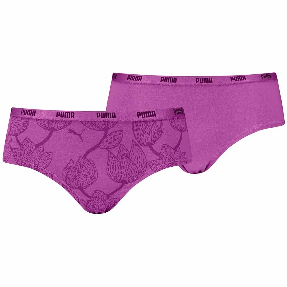 Puma Hipster Ropa Interior Mujer Pack de 2