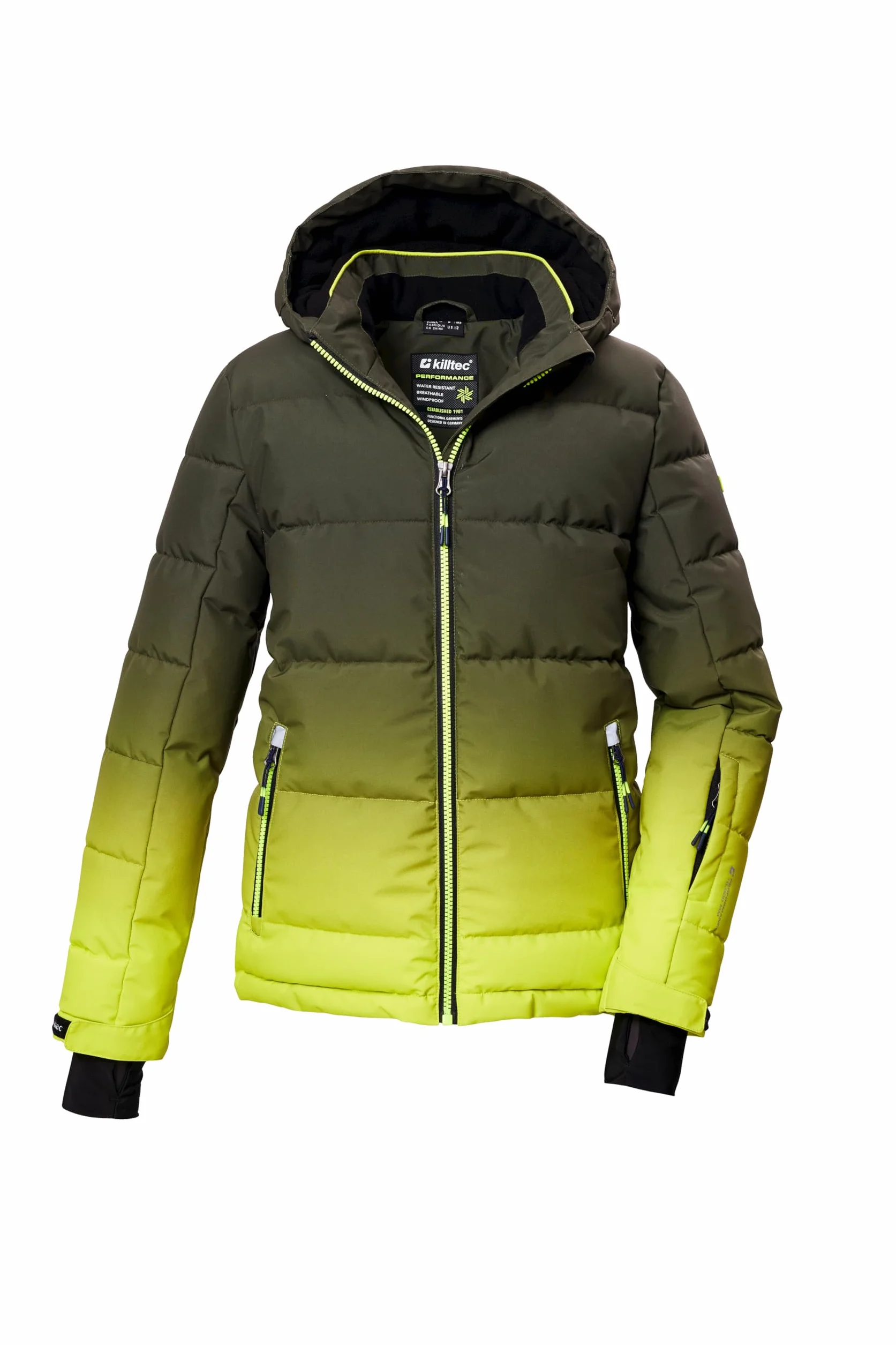 Killtec Ksw 382 Bys Ski Qltd Jckt Chaqueta de esquí acolchada con capucha y protección nieve
