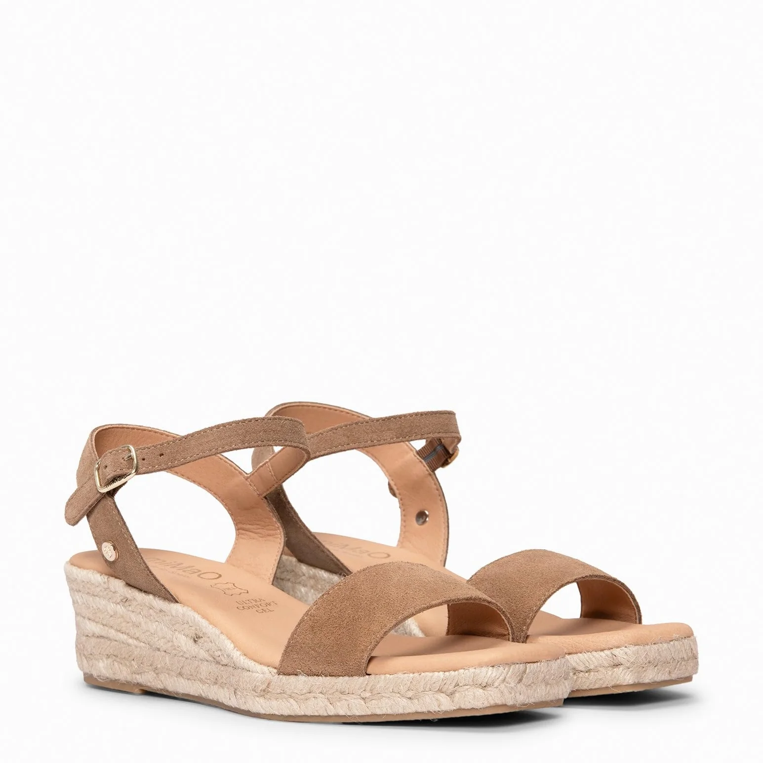 Sandalias de Esparto con Cuña Baja Hechas en España
