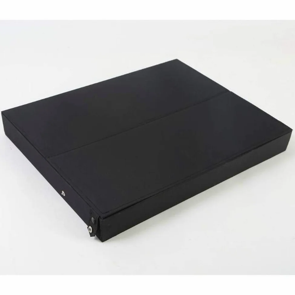 Venus valink 18 Rejillas Gafas Pantalla Caja, Organizador Variedad de Sol Anteojos Funda Almacenamiento, Almacenaje Estante Soporte Contenedor, Joyería Relojes Mostrar Bandeja, Negro