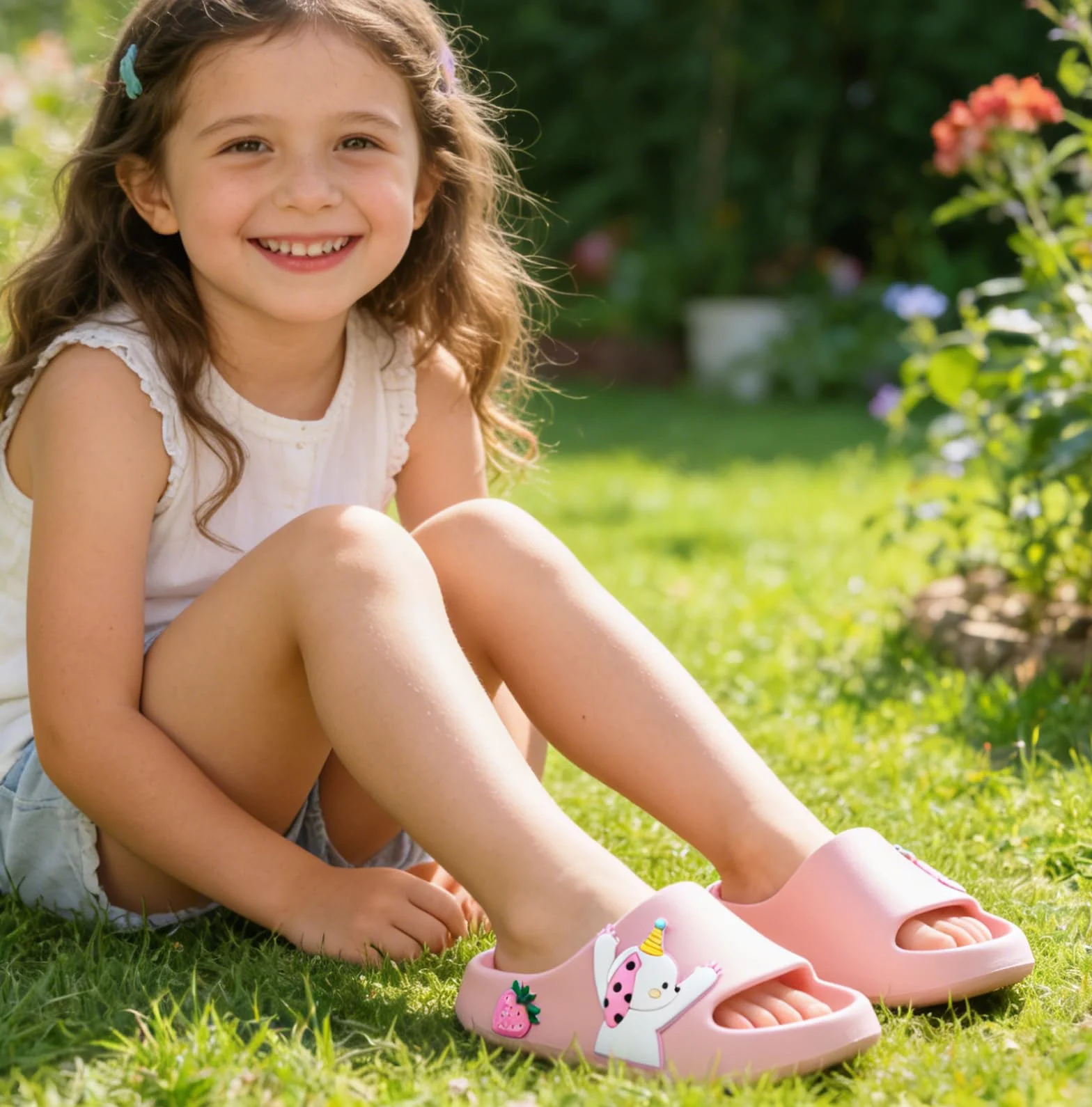 Chanclas de Baño Antideslizantes para Niños y Niñas Ultraligeras 130g Tallas 26-38 EU Sandalias EVA Playa Piscina