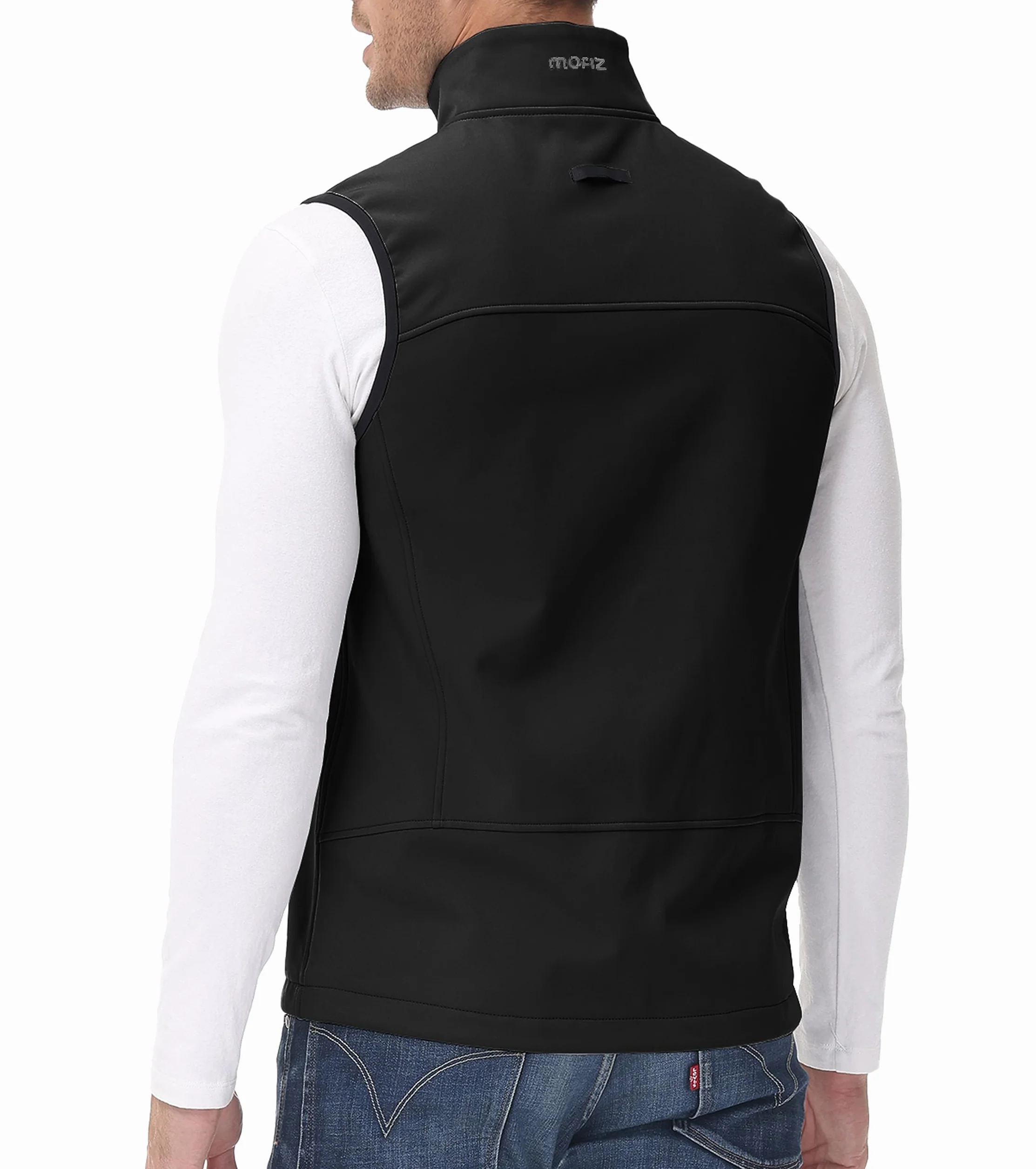 Chaleco para Hombre MoFiz Sin Mangas Cremallera Trabajo Ligero