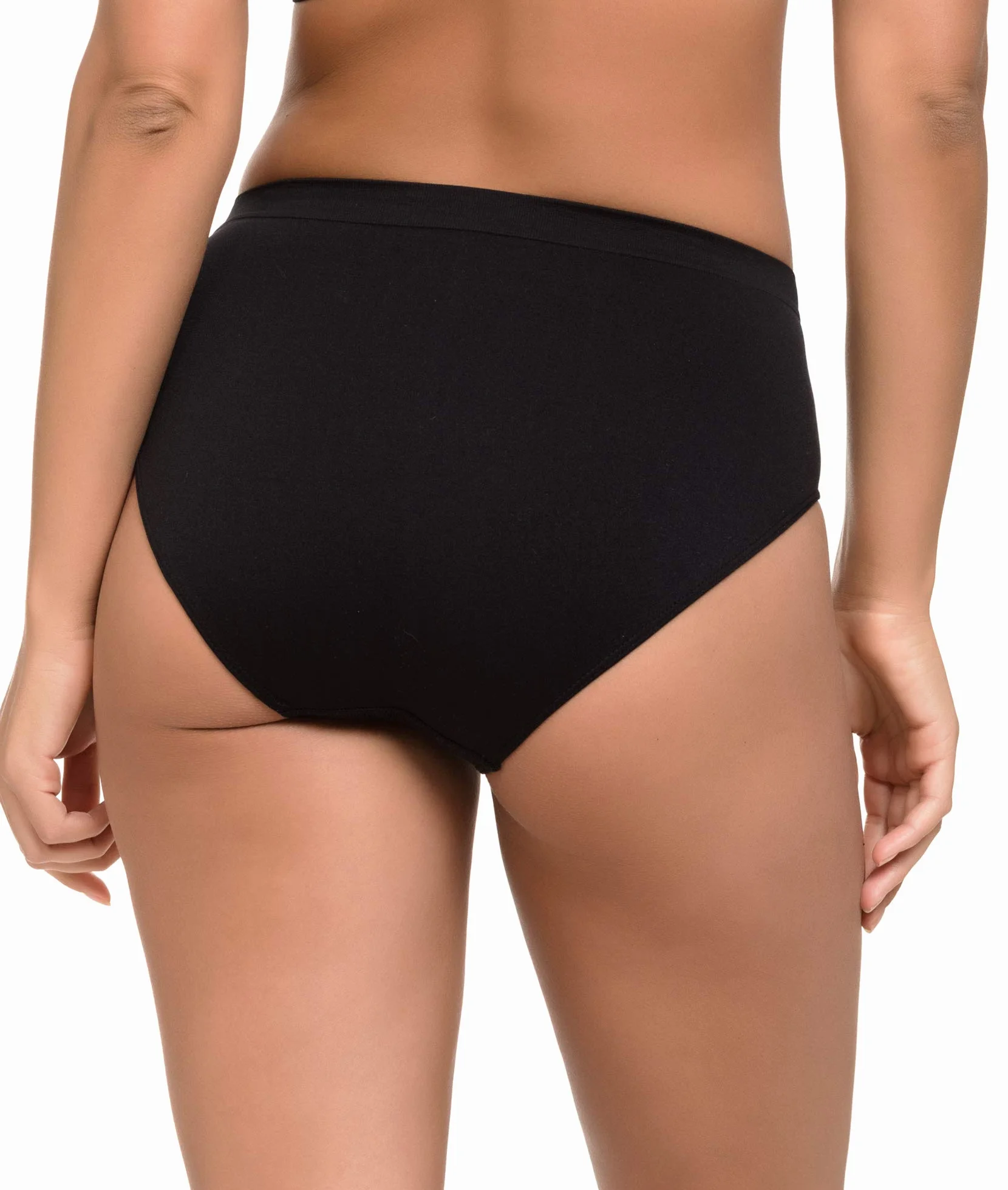 Channo Bragas de Algodón y Bambú para Mujer, Talle Alto, Sin Costuras