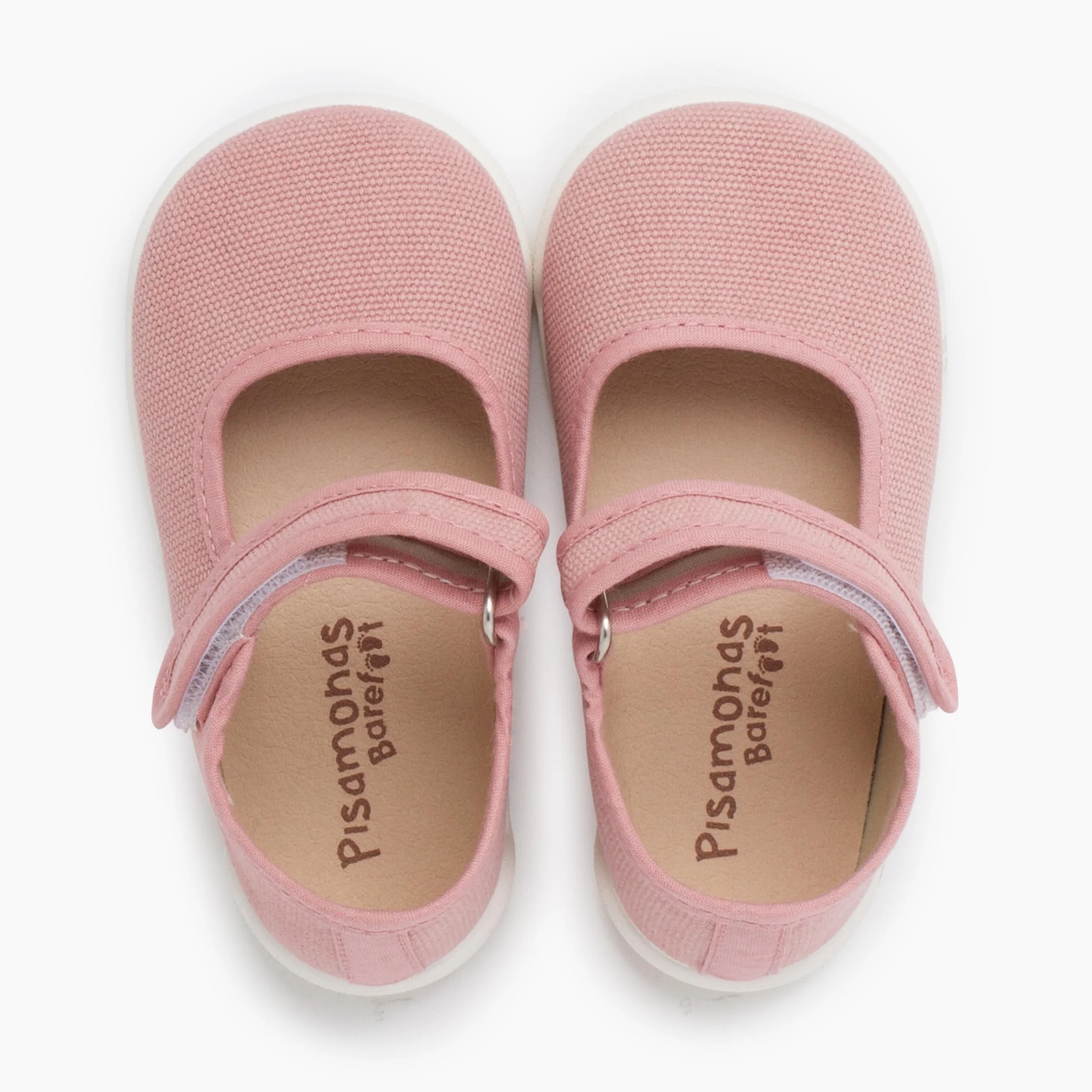 Pisamonas Merceditas Barefoot Lona Canvas Tira Adherente