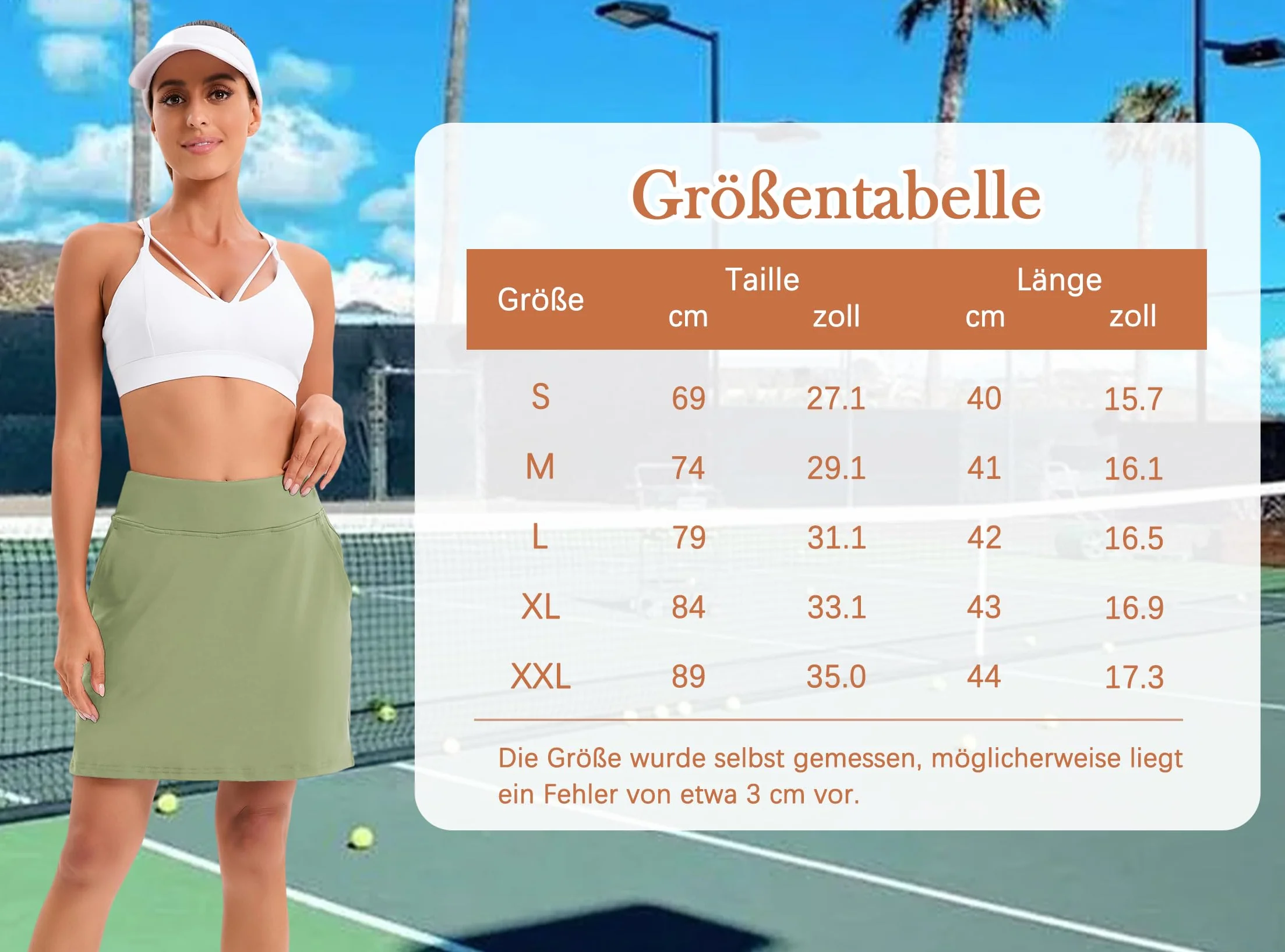 Falda de tenis para mujer con pantalones, bolsillos, falda deportiva de verano para golf, senderismo, correr, ciclismo