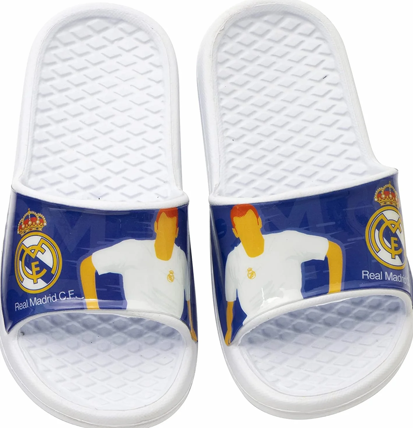 Chanclas Real Madrid para Playa o Piscina | Flip-Flop Real Madrid Club de Fútbol para Niños