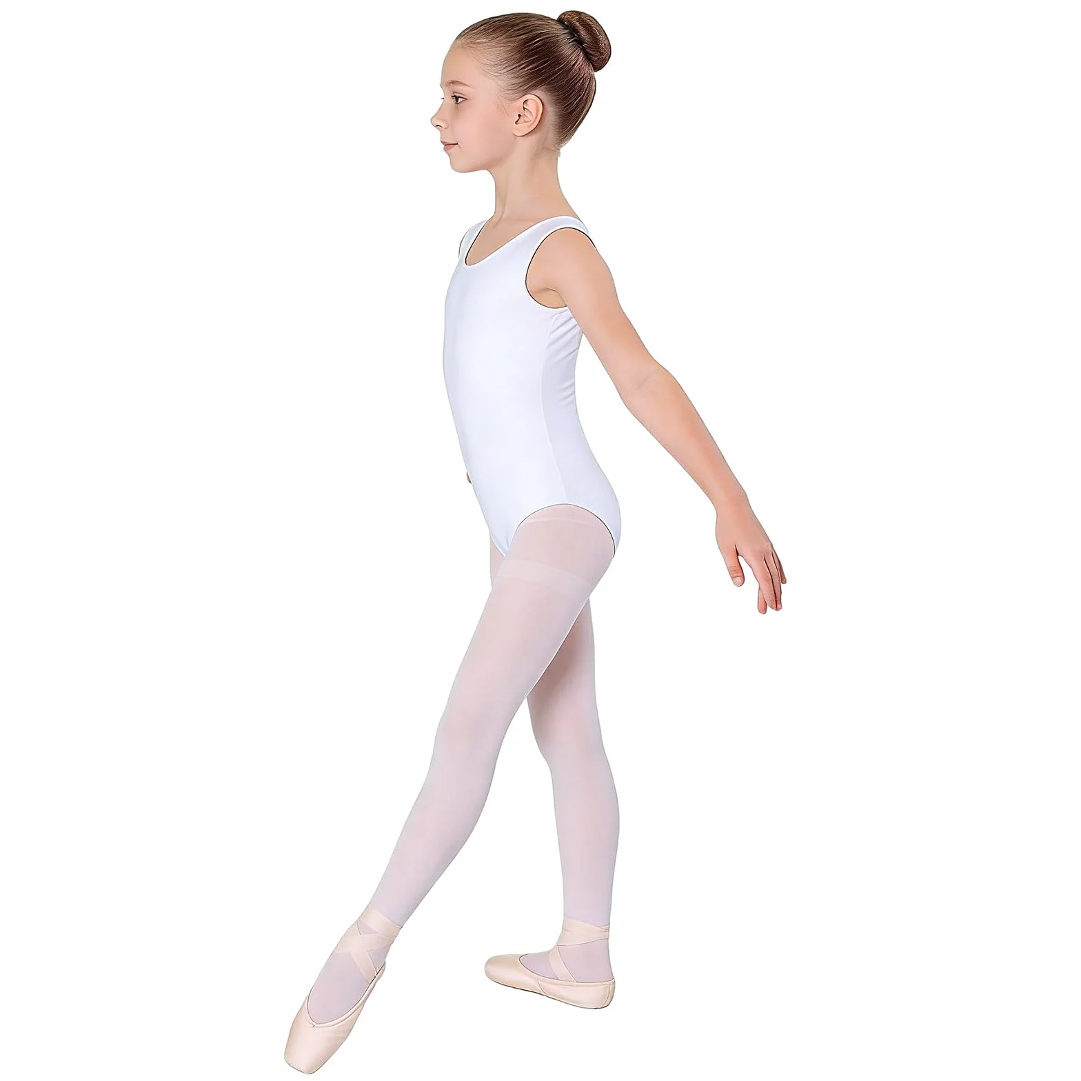 Wildarms Maillot de ballet sin mangas para niñas baile gimnasia